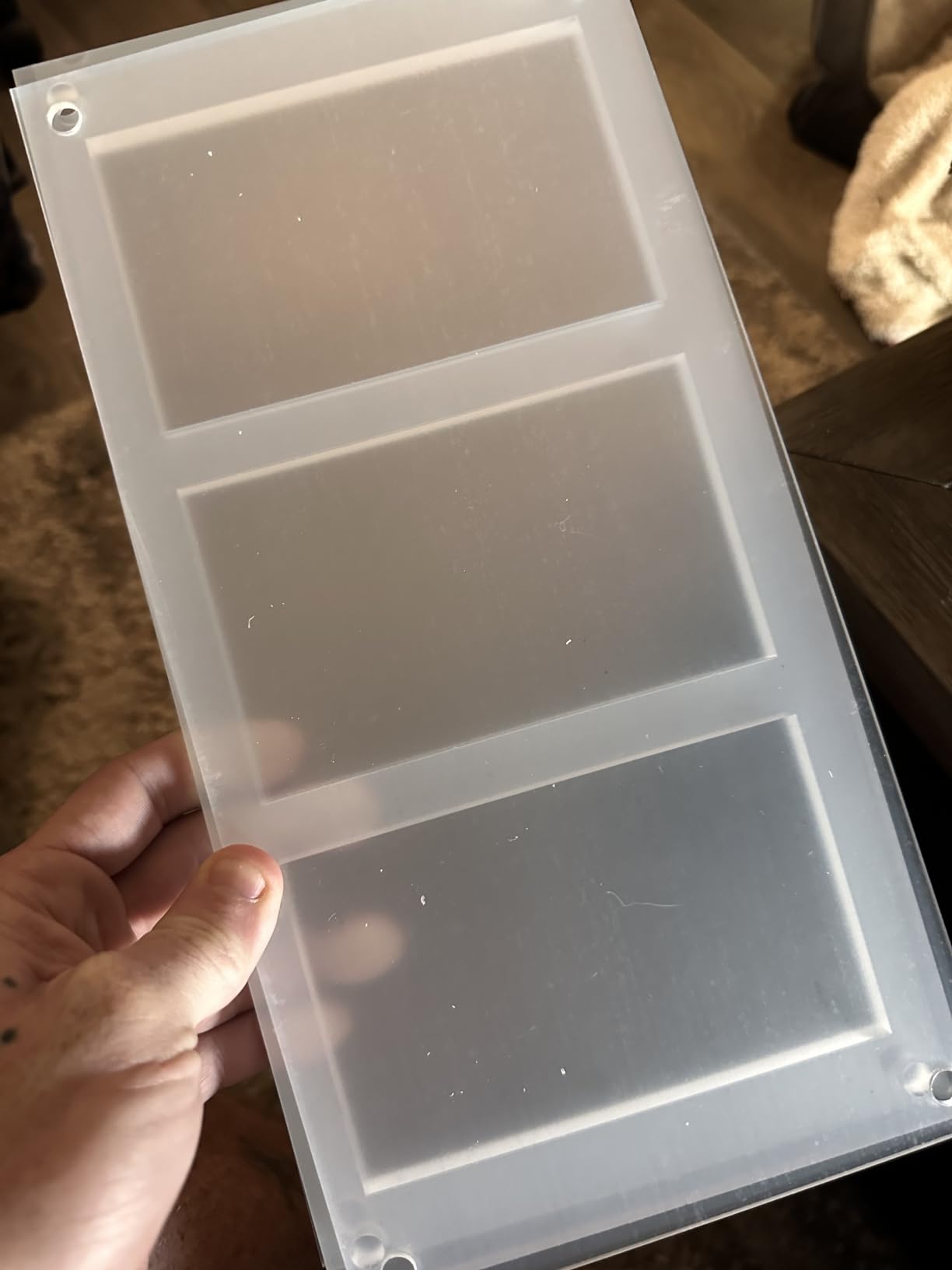 tutata Trading Card Frame PSA Trading Card Display Acrylic Frame for Wall - PSA Holder, Graded Sports Card Display - Clear customer photo 1