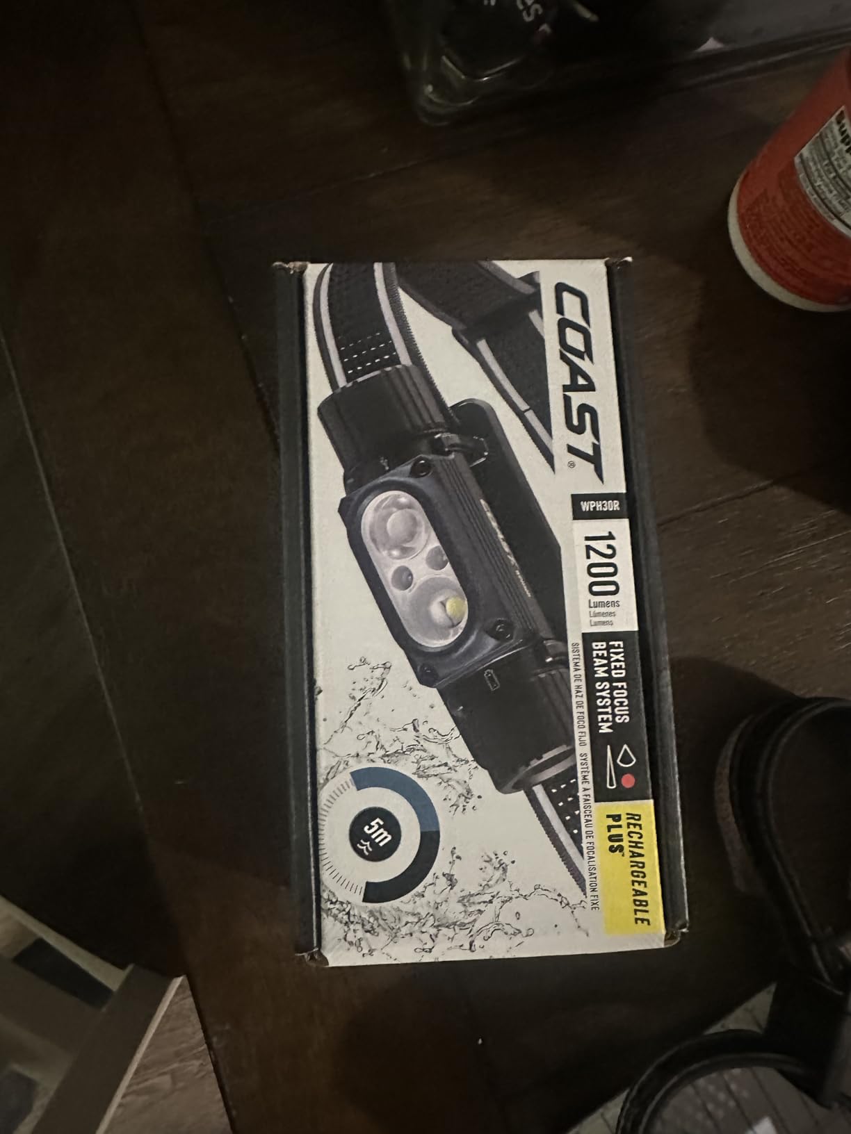 Coast WPH30R 1500 Lumen Waterproof Ultra Bright IP68 USB Rechargeable-Dual Power Headlamp, 5 Modes with Spot and Flood Beams, Blue/Black customer photo 1