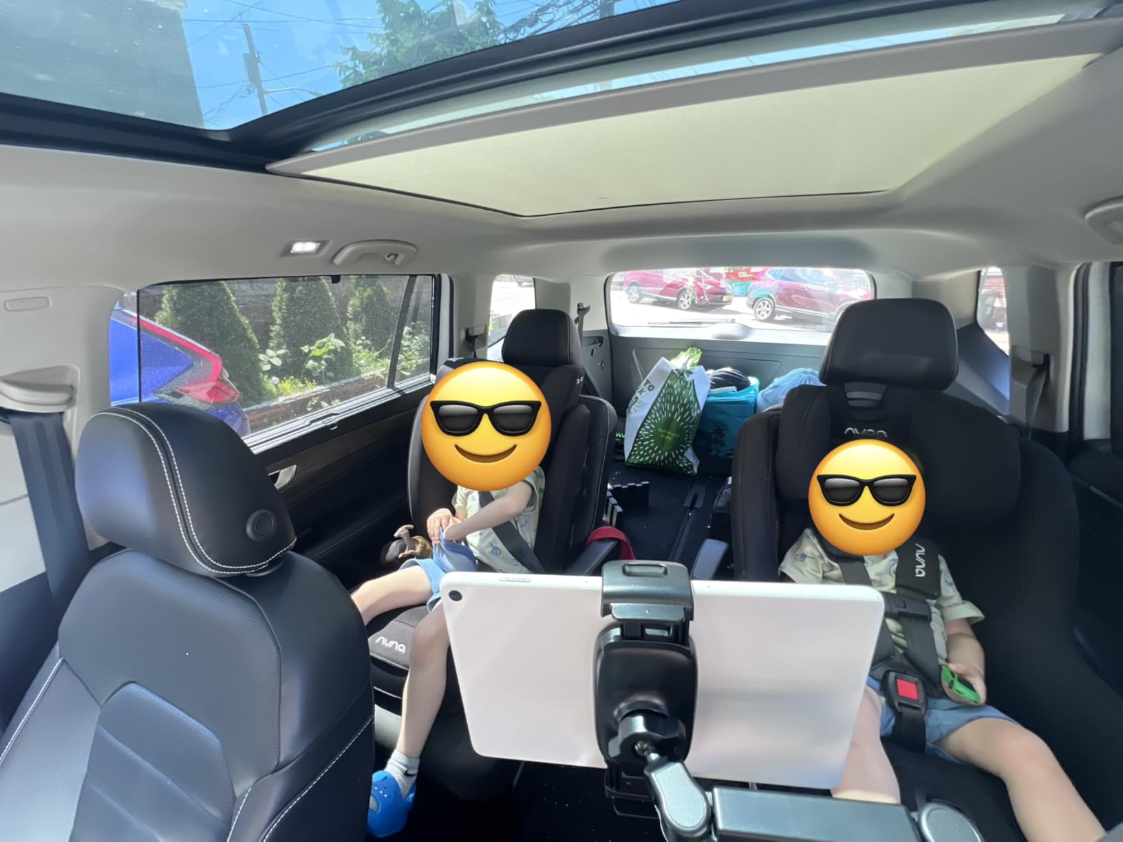 Lamicall Car Headrest Tablet Holder, 3 in 1 Extension Adjustable Arm | Tablet Car Mount for Back Seat, Gifts Road Trip Essentials for Kids, for 4.7-11