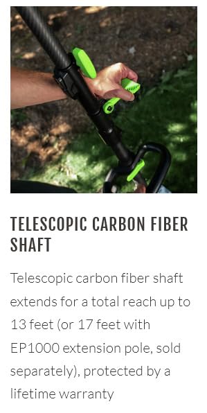 EGO POWER+ Pole Saw for Tree Trimming, Cordless Electric Pole Saw with Telescopic LED Cut Line Indicator, Battery and Charger Not Included - PS1000 customer photo 2