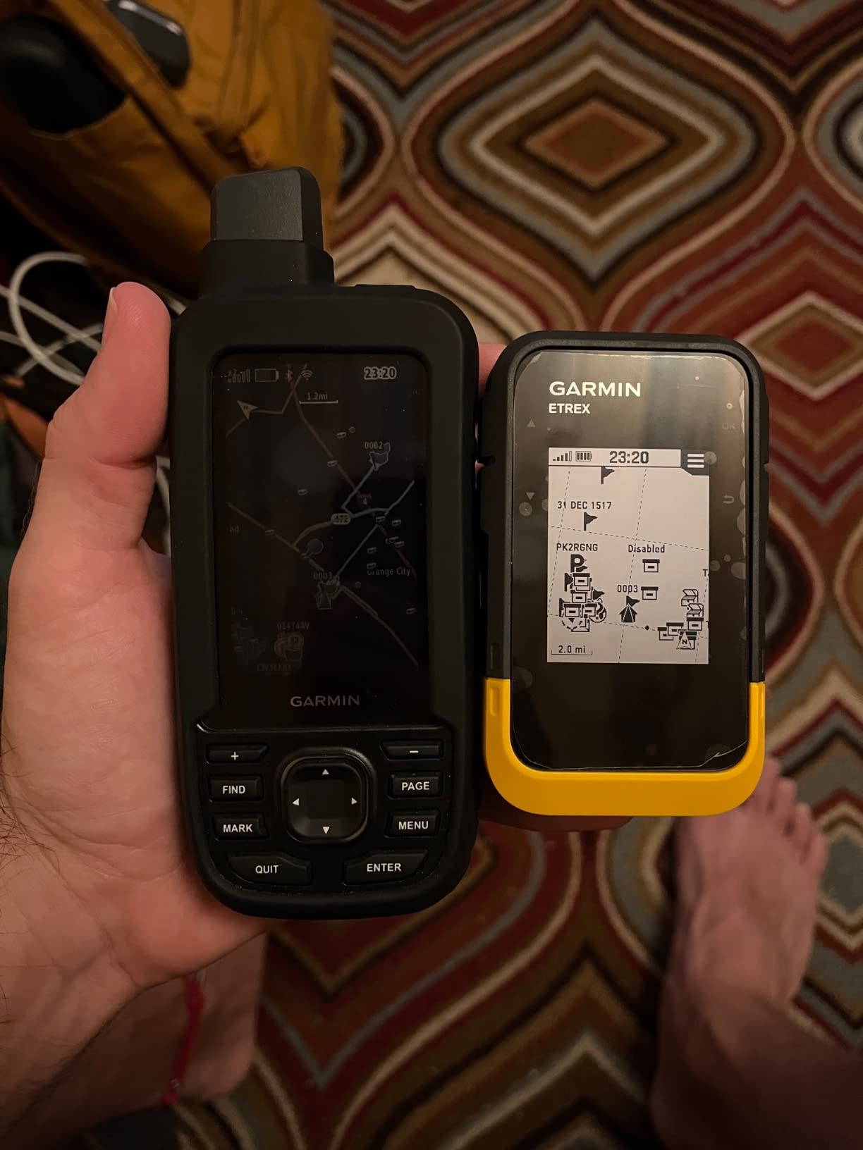 Garmin eTrex SE GPS Handheld Navigator, Extra Battery Life, Wireless Connectivity, Multi-GNSS Support, Sunlight Readable Screen | Up to 168h Battery, Multi-Gnss, Bluetooth Pairing with Garmin Explore, IPX7 Water-Resistant, 2.2in Display customer photo 1