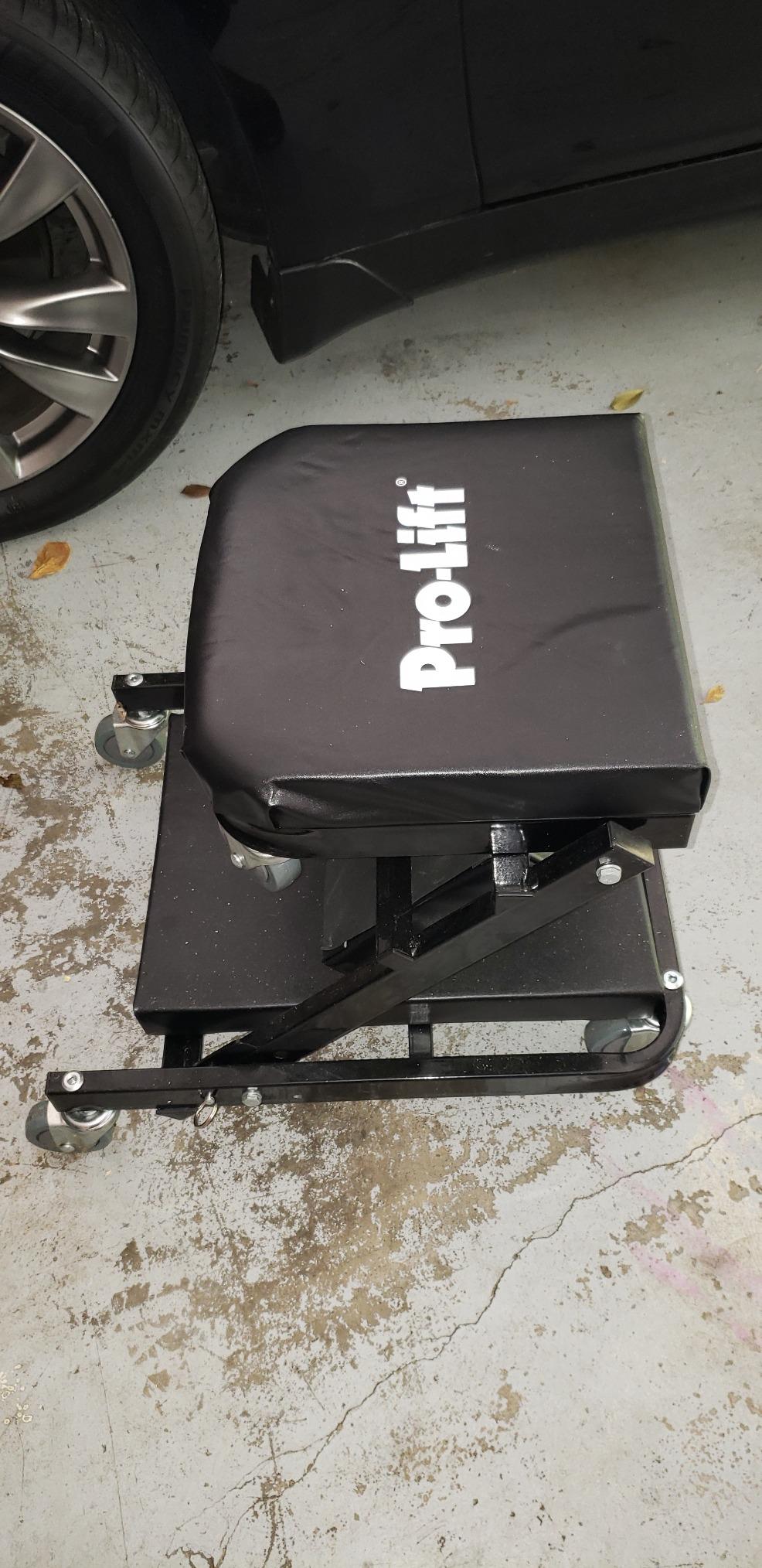 Pro-LifT Foldable Z Creeper - 2-in-1 Rolling Folding Car Creeper & Seat - 40