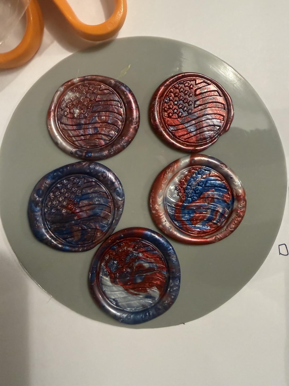 Metallic Assorted Color Wax Seal Beads - 24 Colors, 600+ Sealing Wax Beads | For DIY Wax Seals, Decor for Envelope, Letter, Wedding Invitation and Sealing Wine Bottle customer photo 2
