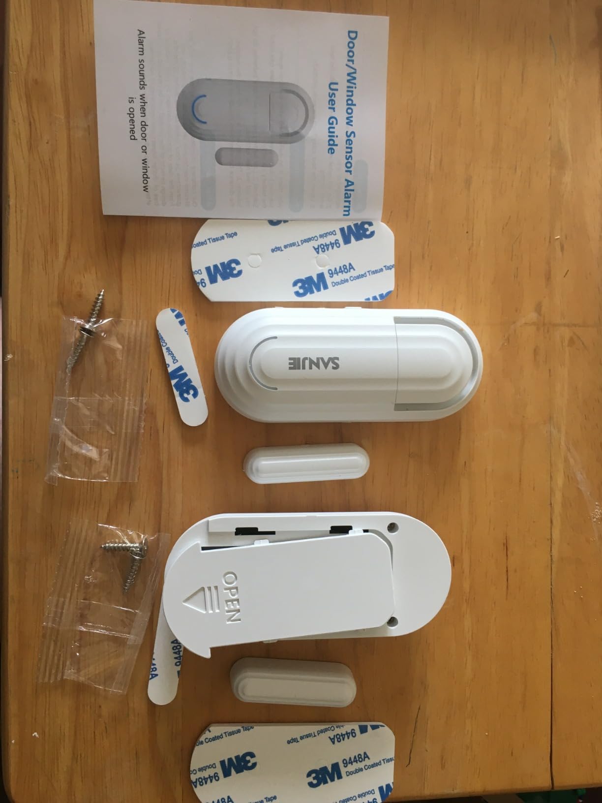 Pool Door Alarms for Home Security Loud, 0-120 Db Volume Adjustable with 4 Modes, Wireless Door Alarm with Remote for Kids Safety/Dementia Patients/Home/Pool (2 Sensor & 1 Remote) customer photo 2