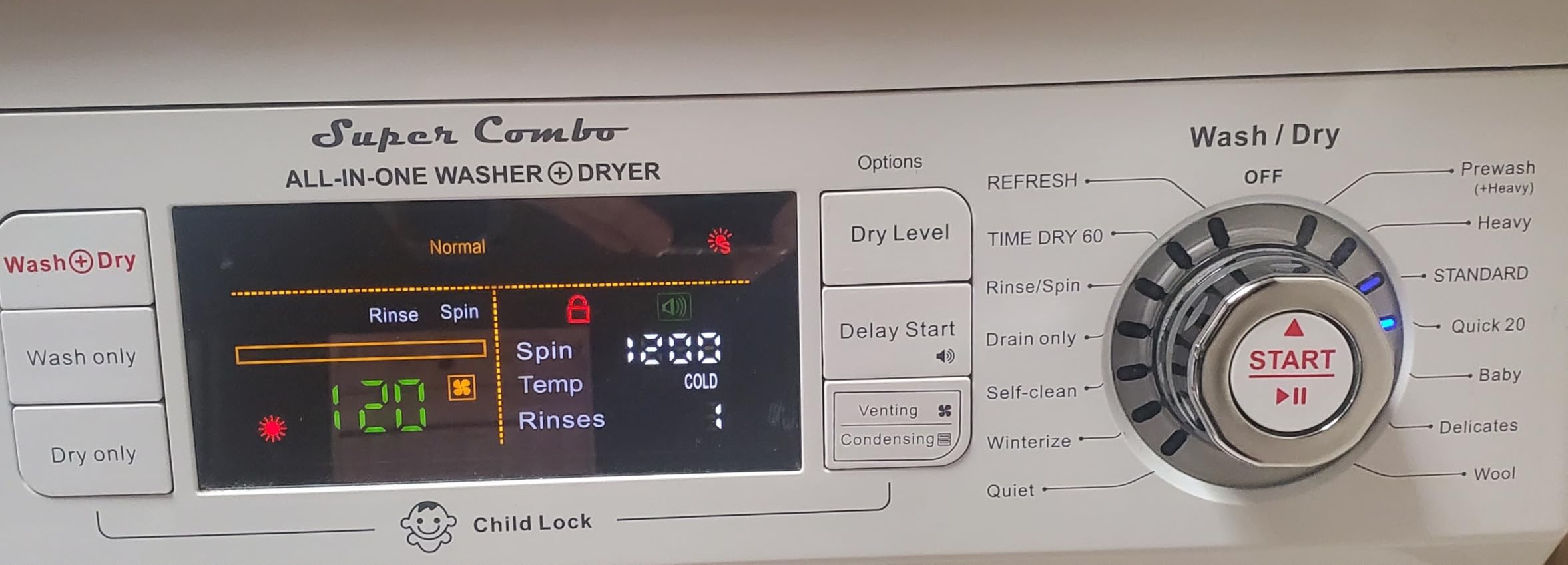 Equator All-in-One Compact Washer Dryer Combo, 1.62 Cu.Ft, White | Vented & Ventless Convertible, Sanitize, Allergen & PET Cycle, 110V, For Apartment, Condo, RV, Tiny Home & Small Spaces customer photo 1
