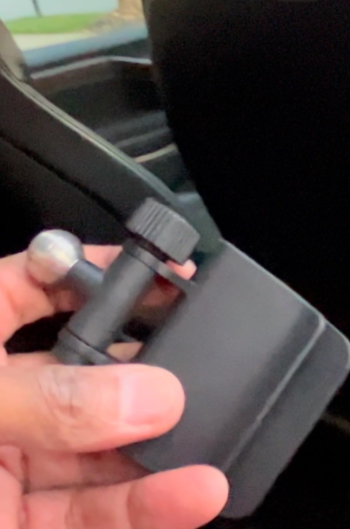 Charchendo [Custom Fit] Headrest Tablet Mount for Tesla Model Y & Model 3 | Integrated No-shake Holder fits iPad Pro Air Mini, Rock-solid backseat tablet mount for kids. Not for Tesla Model S/X customer photo 2