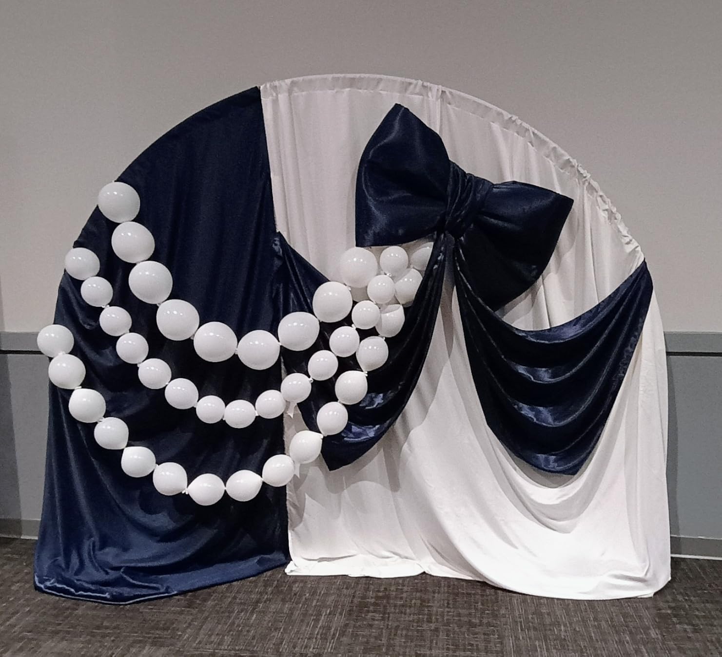 Wokceer Round Backdrop Stand 8FT Gold Wedding Arch Metal Circle Balloon Arch Stand for Birthday Party Wedding Bridal Shower Anniversary Ceremony customer photo 2