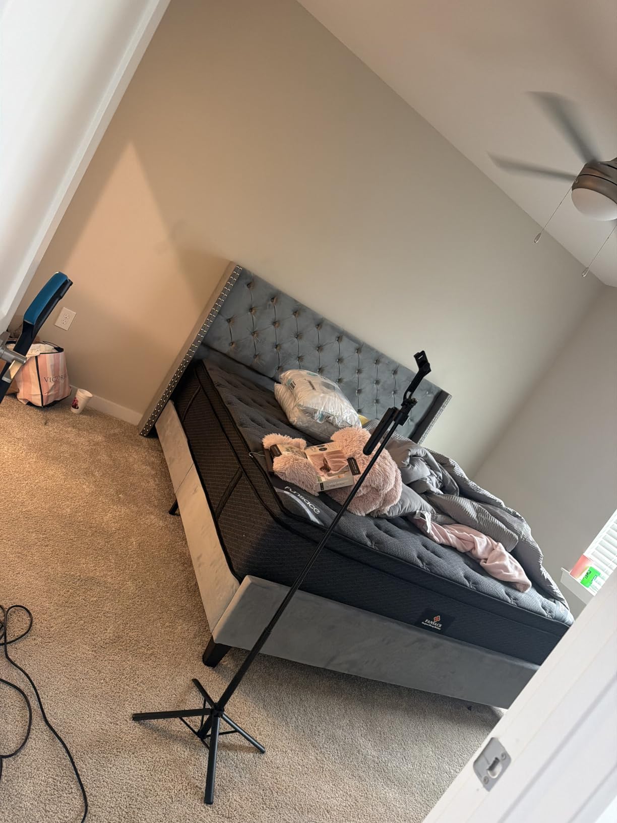 Jocisland King Size Bed Frame with 51.6