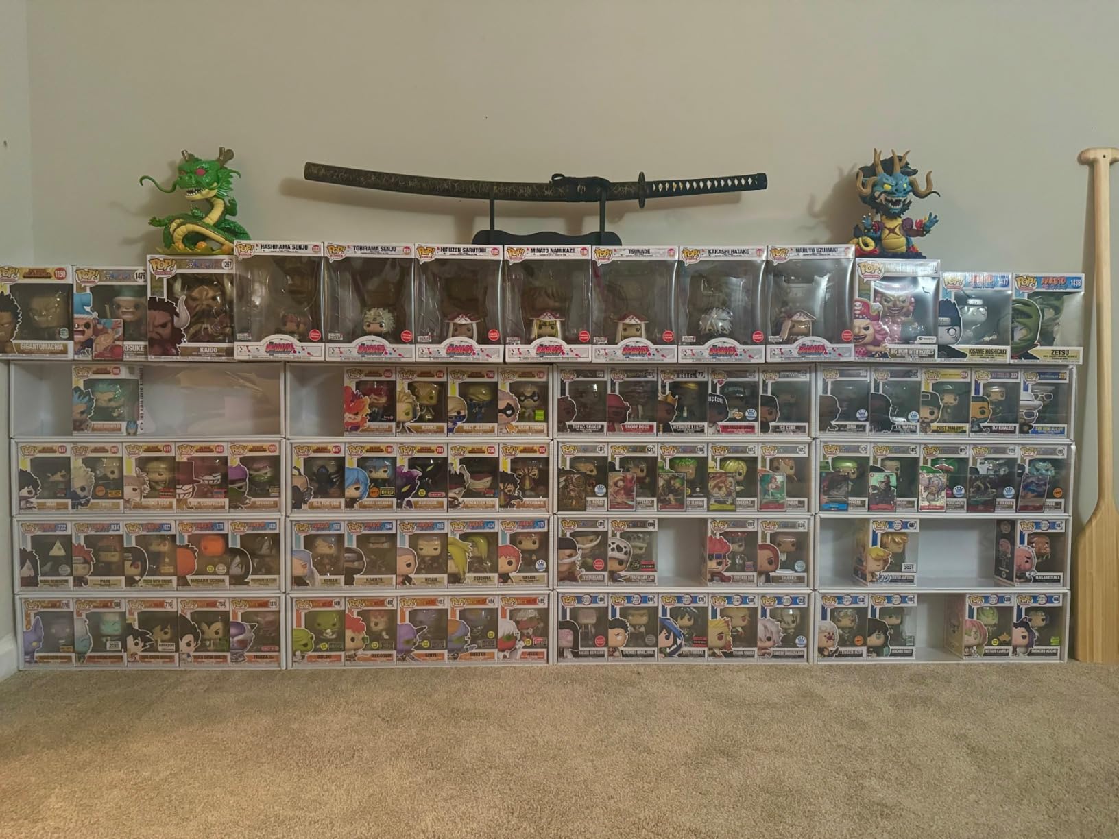 5X4 Version Display Case Compatible with Fnko Pop Boxes, Stackable 4 Single Row, with Transparent Cover to Protect Your Collection Against Dust (Holds 20 Pops) customer photo 1