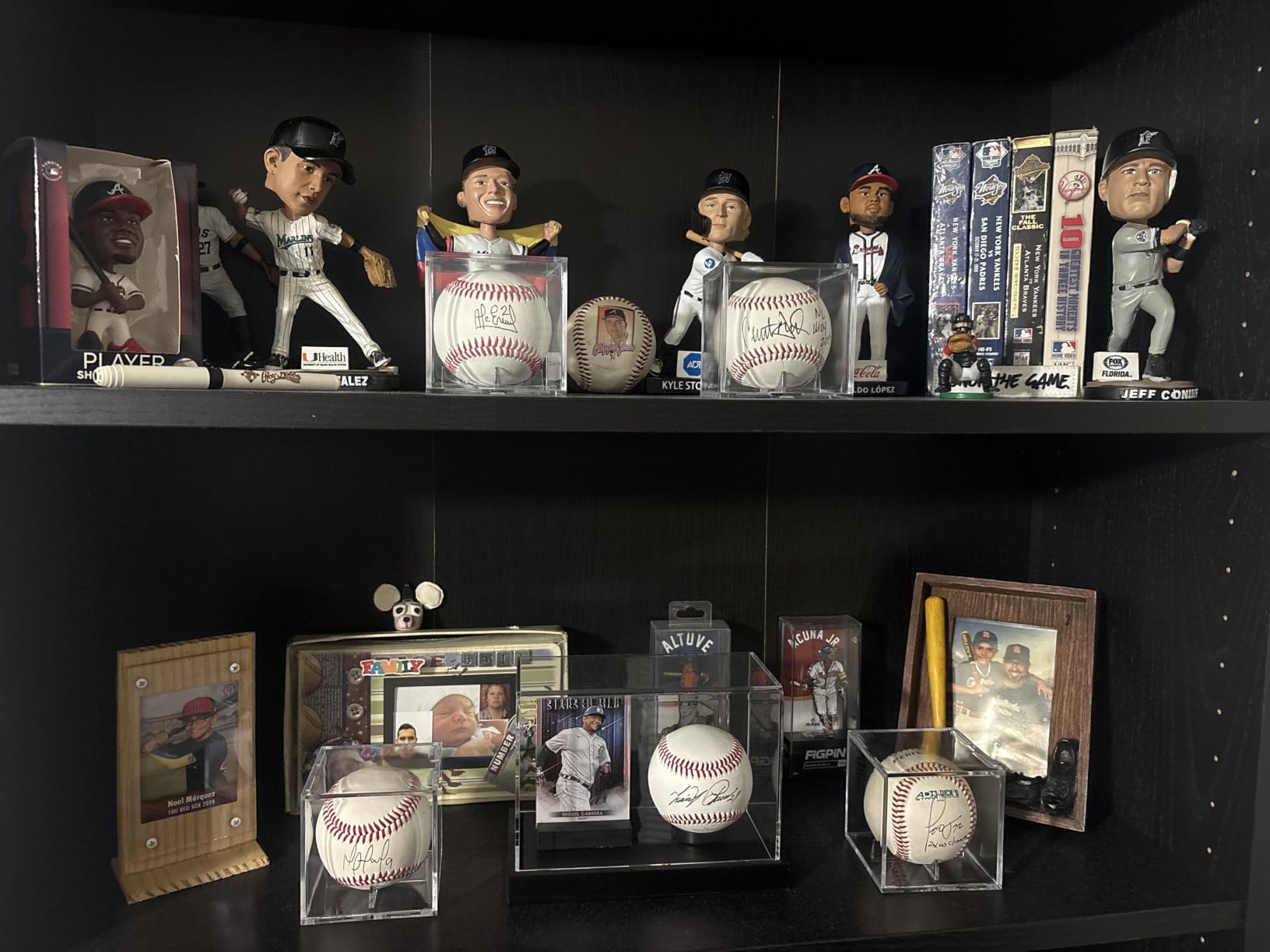 4 Pack Acrylic Baseball Display Case - UV Protected Baseball Holder for Display, Display Case for Autographed, Tennis, Golf, Billiard Balls, Memorabilia customer photo 1