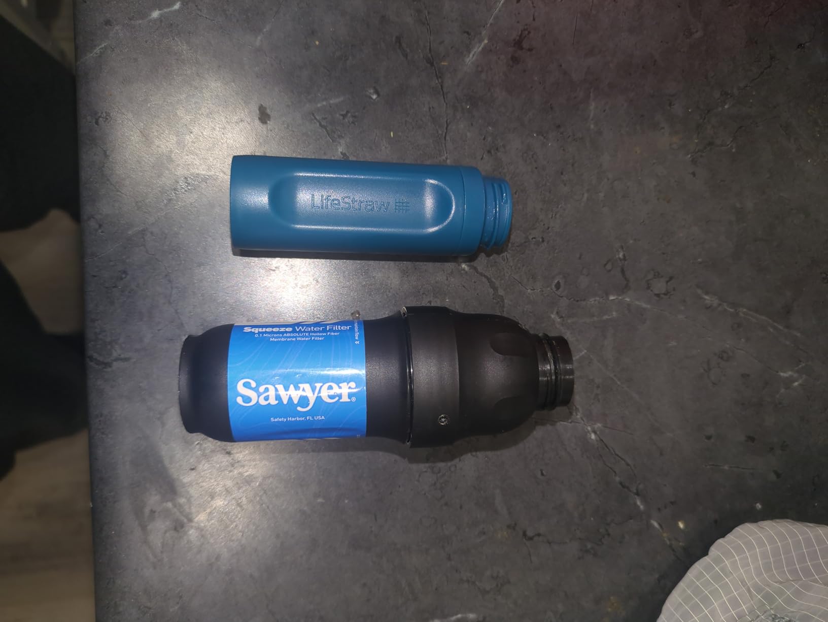 LifeStraw Peak Series - Solo Personal Water Filter for Hiking, Camping, Travel, Survival and Emergency preparedness. Removes Bacteria, parasites and microplastics. customer photo 2