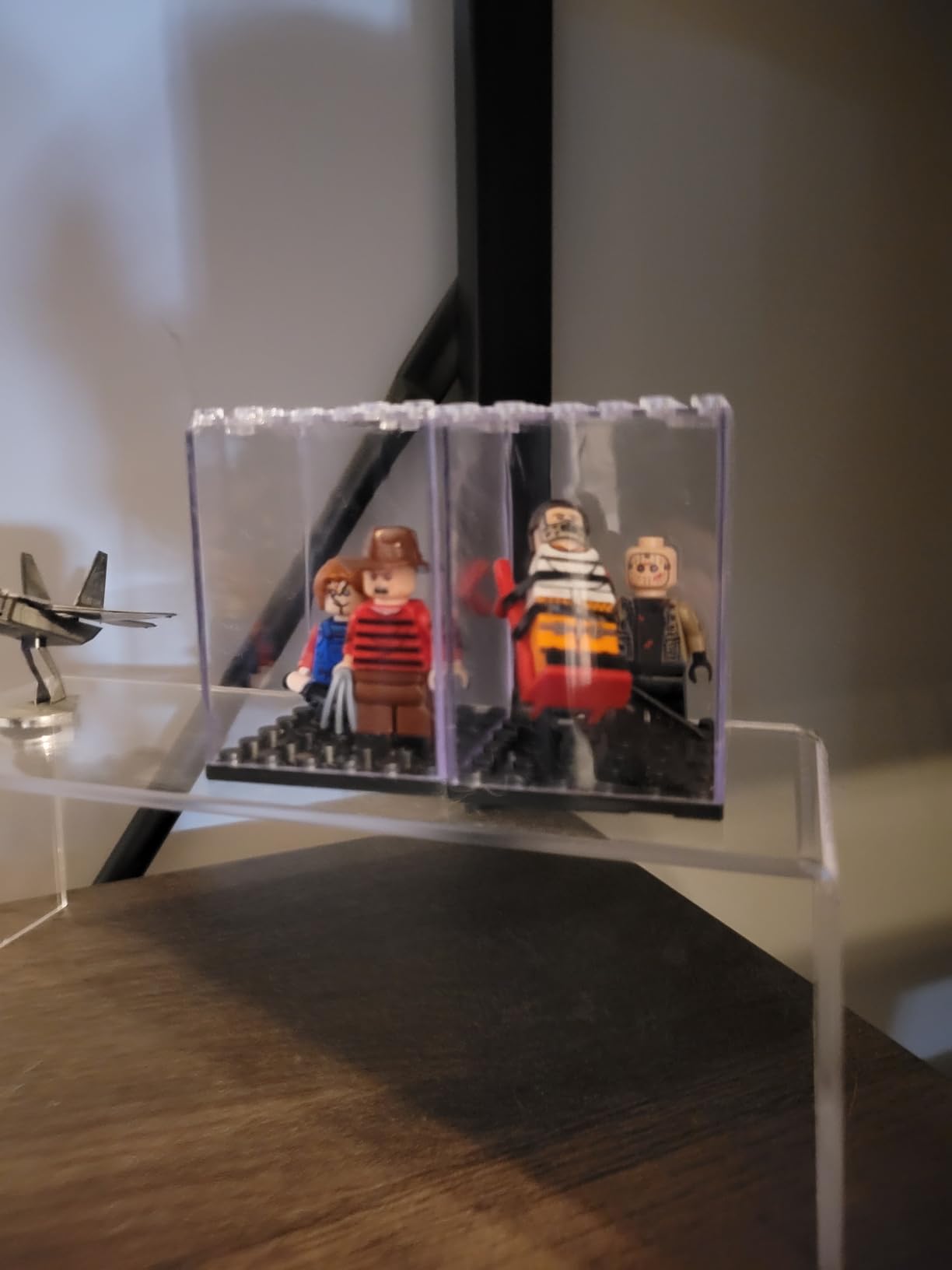 15 Pack Minifigure Display Cases - dust-proof, stackable customer photo 2