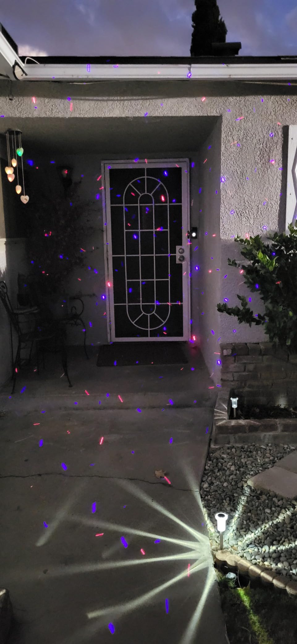Laser Christmas Projector Lights Outdoor, Waterproof Christmas Decorations Moving Stars Light Show, Remote Control Timer, Holiday Projector Decorations for House, Yard & Garden customer photo 2