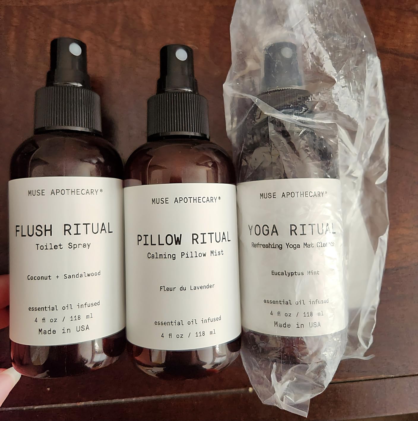 Muse Apothecary Flush Ritual - Aromatic & Refreshing Toilet Spray, Use Before You Go, 2 oz, Infused with Natural Essential Oils - Aloe + Eucalyptus + Lavender, 2 Pack customer photo 1