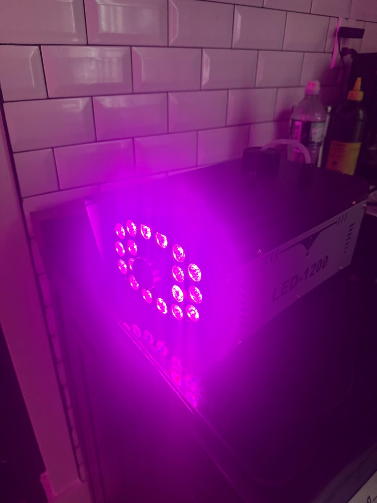 1200W Fog Machine Halloween Outdoor with 18 LED Lights 6000CFM Smoke Machine Fog Indoor with Remote for Wedding Party DJ Disco Stage customer photo 1