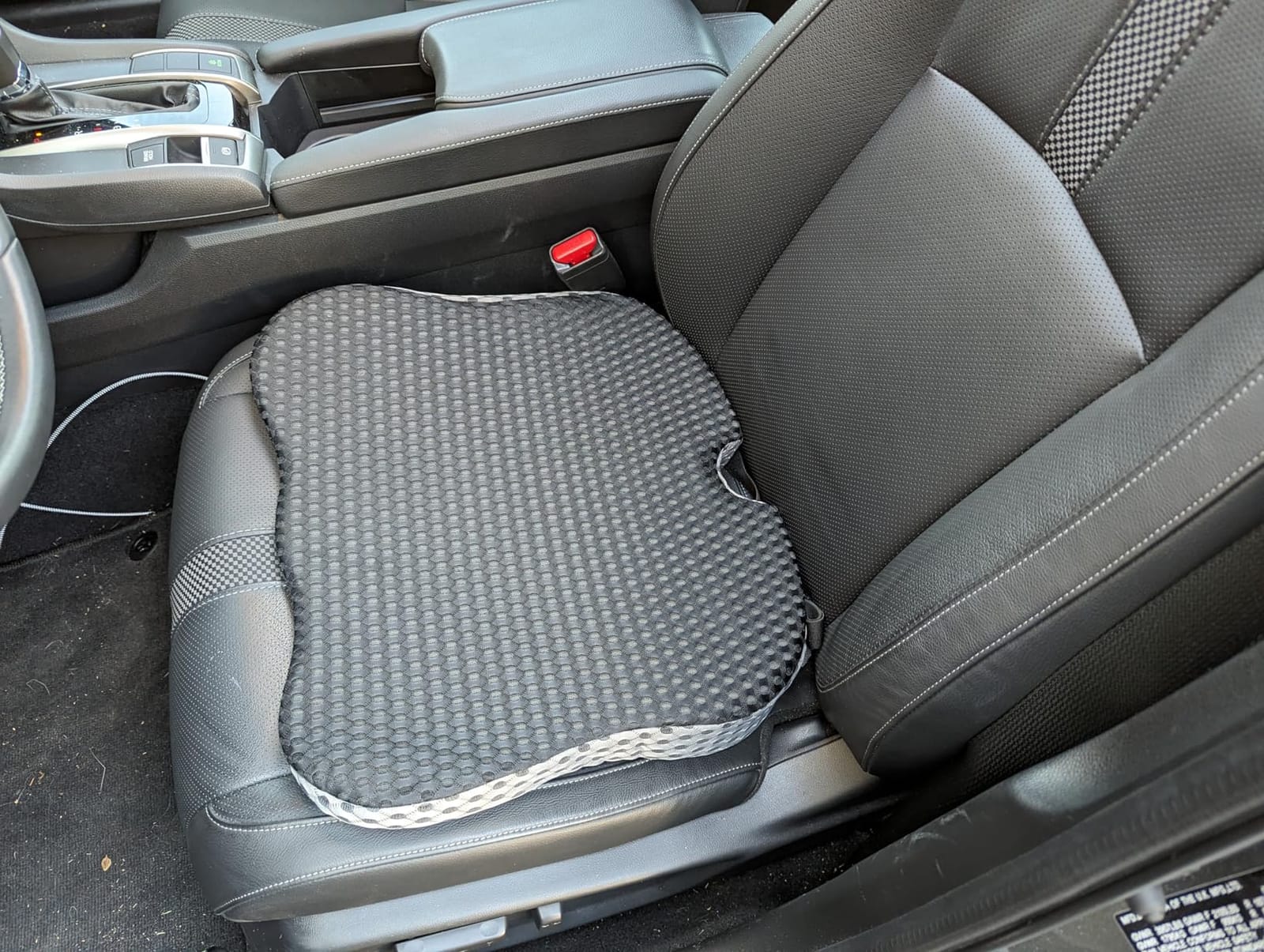 Hapiclody Car Seat Cushion for Driving, Premium Memory Foam Car Cushion for Better Visibility, Non-Slip Hip & Lower Back Tailbone Cushion, Car Seat Cushion Driver Booster for Short People, Truck(Black) customer photo 2