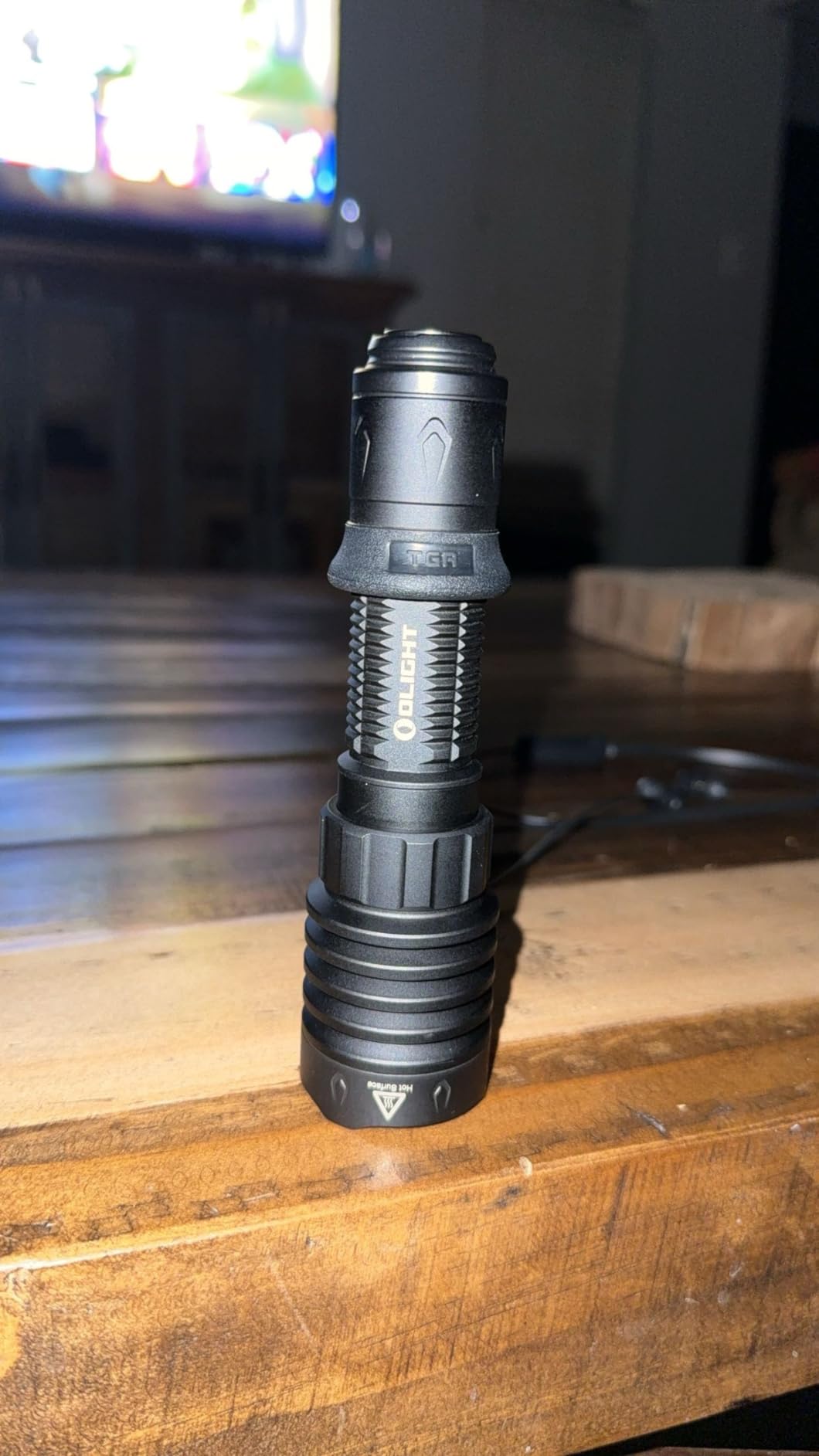 Olight Warrior X 4 Rechargeable Tactical Flashlight Bright Light Black customer photo 2