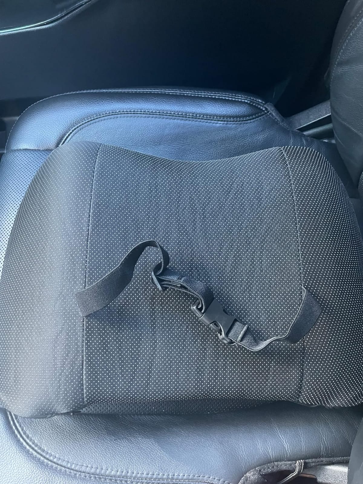 Lofty Aim Lumbar Support Pillow for Car, Car Seat Back Support for Driving | Memory Foam Car Lumbar Support for Driving Seat, Car Back Cushion, Adjustable Straps, Lower Back Pillow, Office Chairs, Black customer photo 2