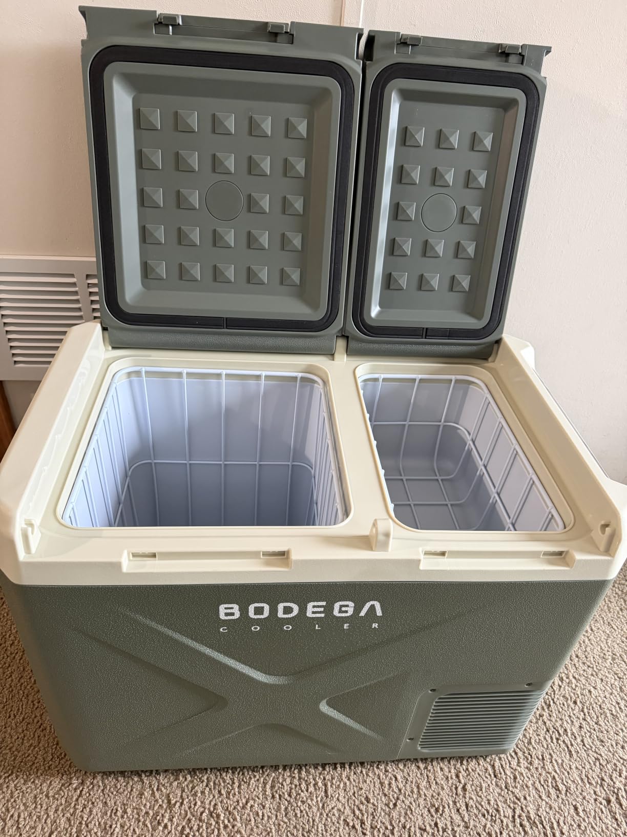 BODEGACOOLER 12V Portable Refrigerator, 42Quart (40L) Dual Zone Car Refrigerator, RV Car Fridge APP Control, -4℉-68℉ Portable Freezer 12/24V DC 100-240V AC for Outdoor Camping Travel Vehicles Home Use customer photo 2