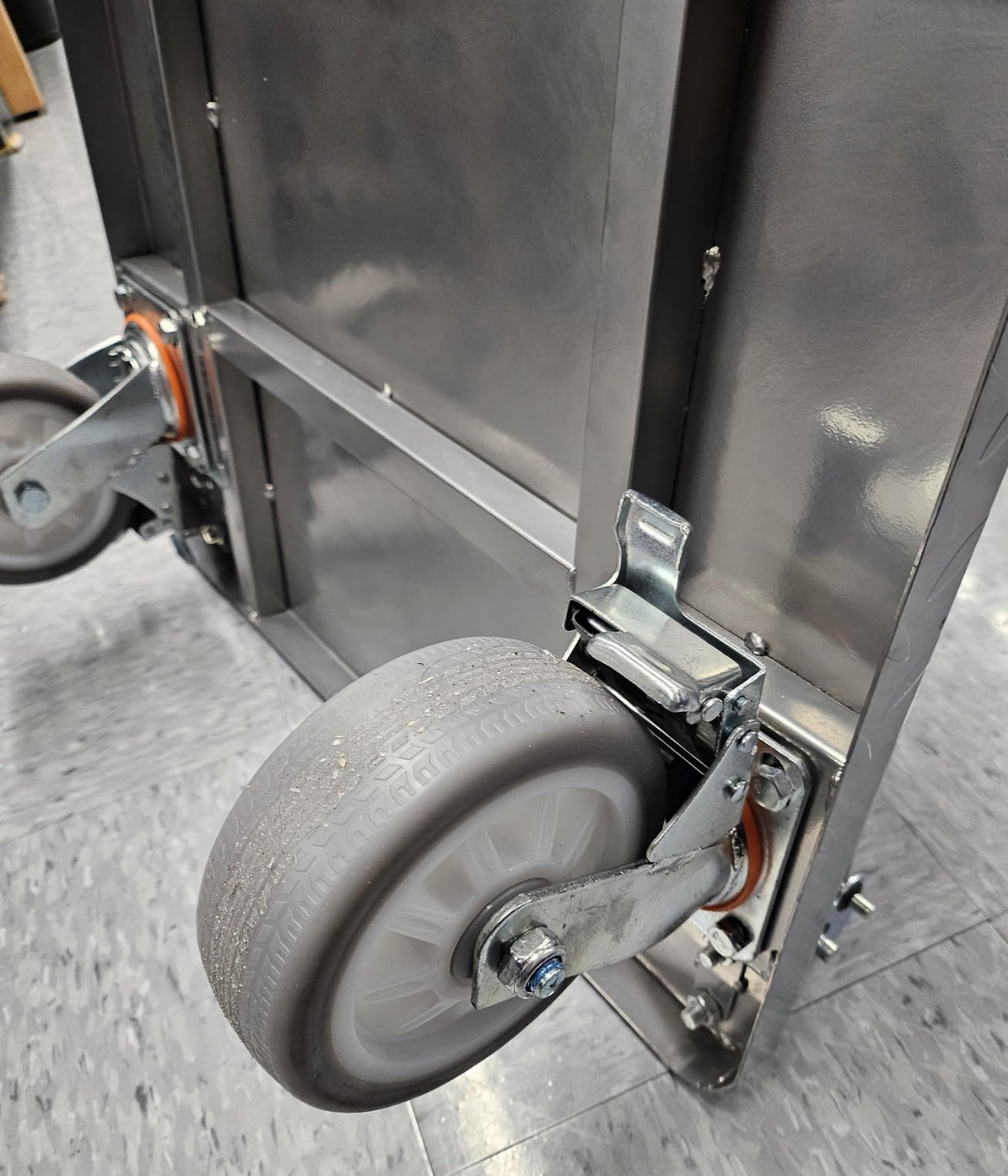 Heavy Duty Platform Truck Cart, Flatbed Cart Folding Hand Trucks, 2200lbs, with 6