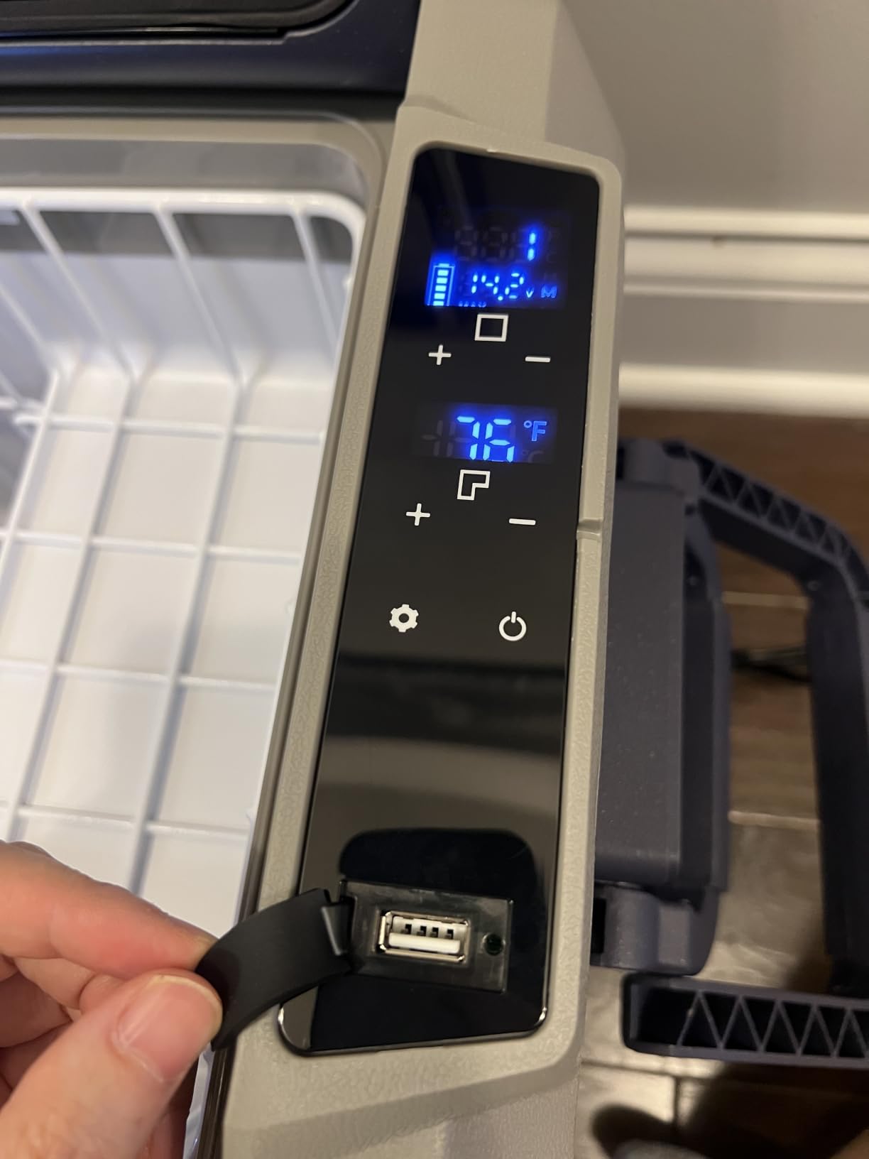 BODEGACOOLER 12 Volt Car Refrigerator, 38 Quart Portable Freezer, Car Fridge Dual Zone APP Control, 36L -4℉-68℉ Electric Compressor Cooler 12/24V DC and 100-240V AC for RV, Travel, Camping, Road Trip customer photo 1