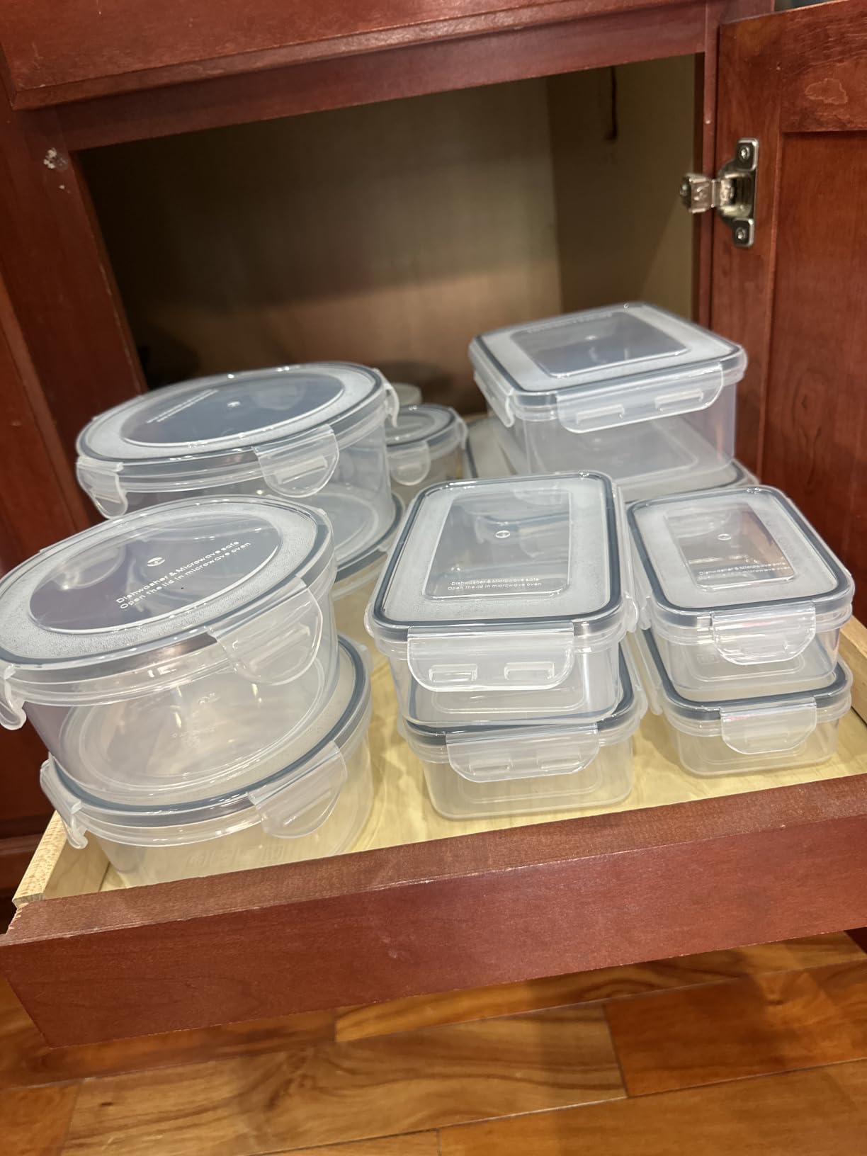 JSCARES 40 PCS Food Storage Containers with Lids Airtight (20 Lids & 20 Containers) - Leakproof Meal-Prep Containers for Kitchen Storage Reusable Plastic Microwave/Dishwasher Safe with Labels & Pen customer photo 2