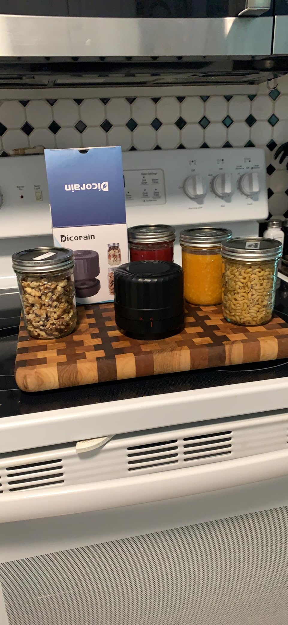 Mason Jar Vacuum Sealer, VP06+ | Electric Cordless Automatic Jar Vaccum Sealer Kit for Wide and Regular Mouth Mason Jars with Opener, 5 Pairs of Lids customer photo 2