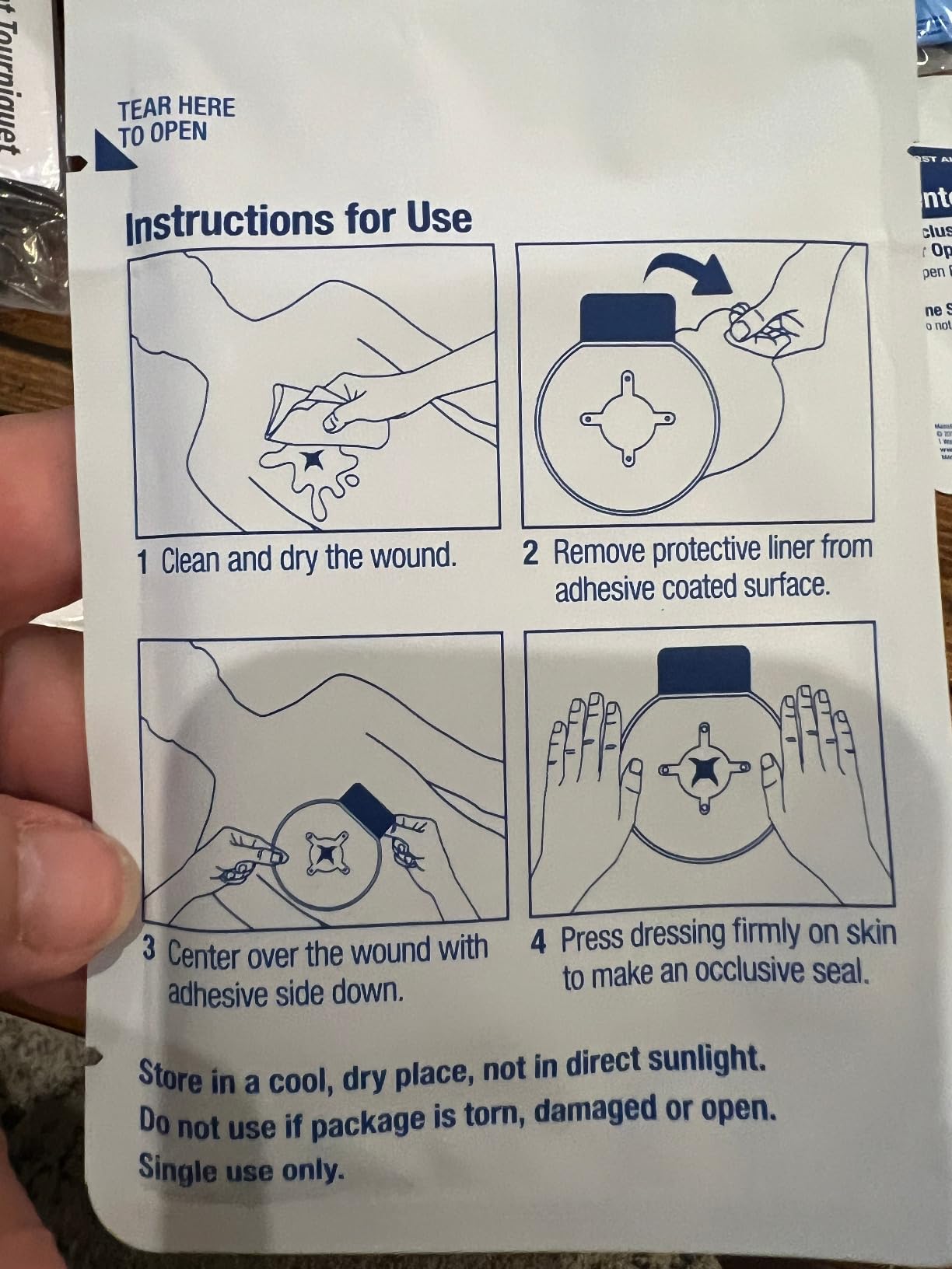 First Aid Only 91481 Critical Essentials Bleeding Control Kit for Chest & Limb Wounds, 9 Pieces customer photo 1