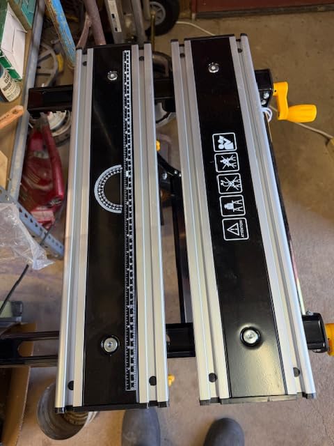 Portable Workbench, Folding Work Bench and Vise with 2 Rotary Handles, 7-Level Adjustable Height, 8 Sliding Clamps, Tiltable & Extendable Tabletop, Workbench Table for Garage, Workshop customer photo 1