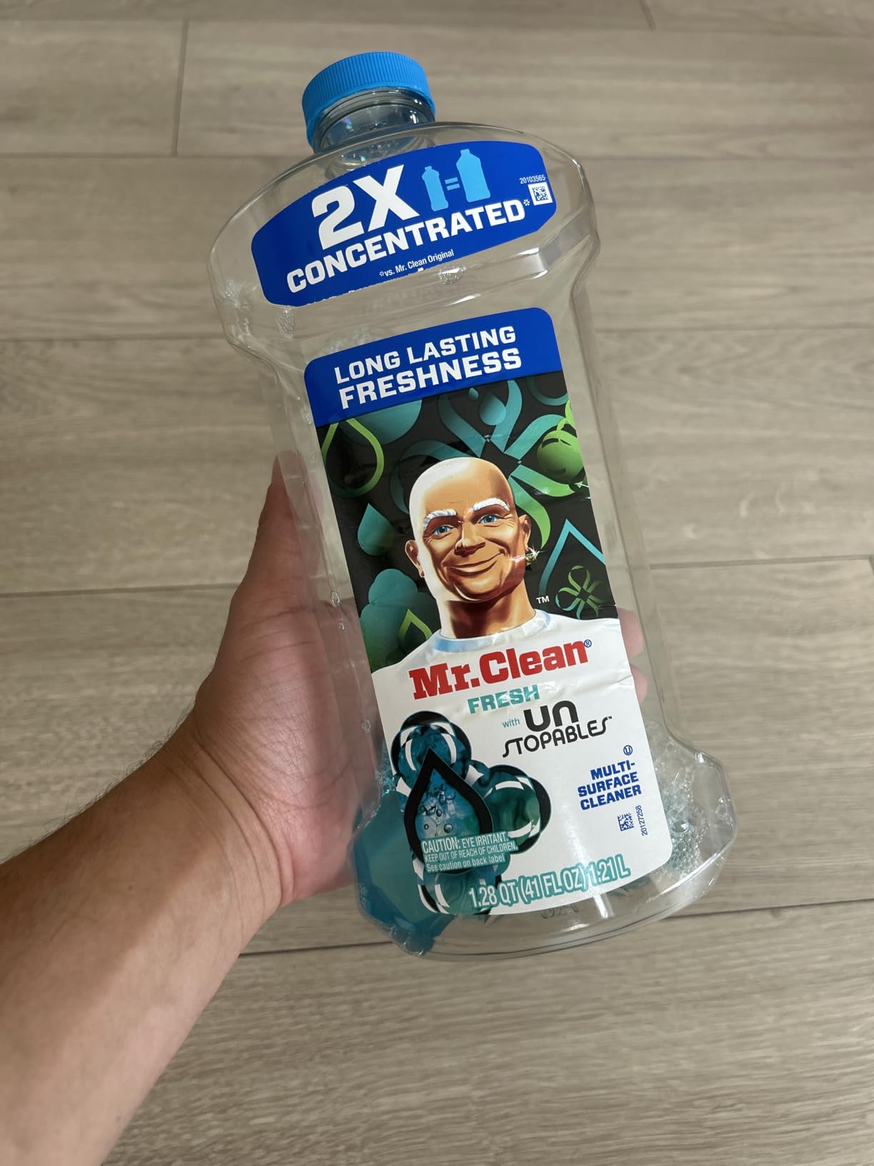 Mr. Clean 2X Concentrated Multi Surface Cleaner with Unstopables Fresh Scent 41 fl oz customer photo 1