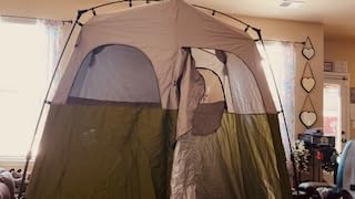 Instant Camping Shower Tent Privacy Shelter | Portable Outdoor Shower Changing Room Sun Shelter for Camping Beach Hiking Fishing, 1 Room/2 Rooms customer photo 1