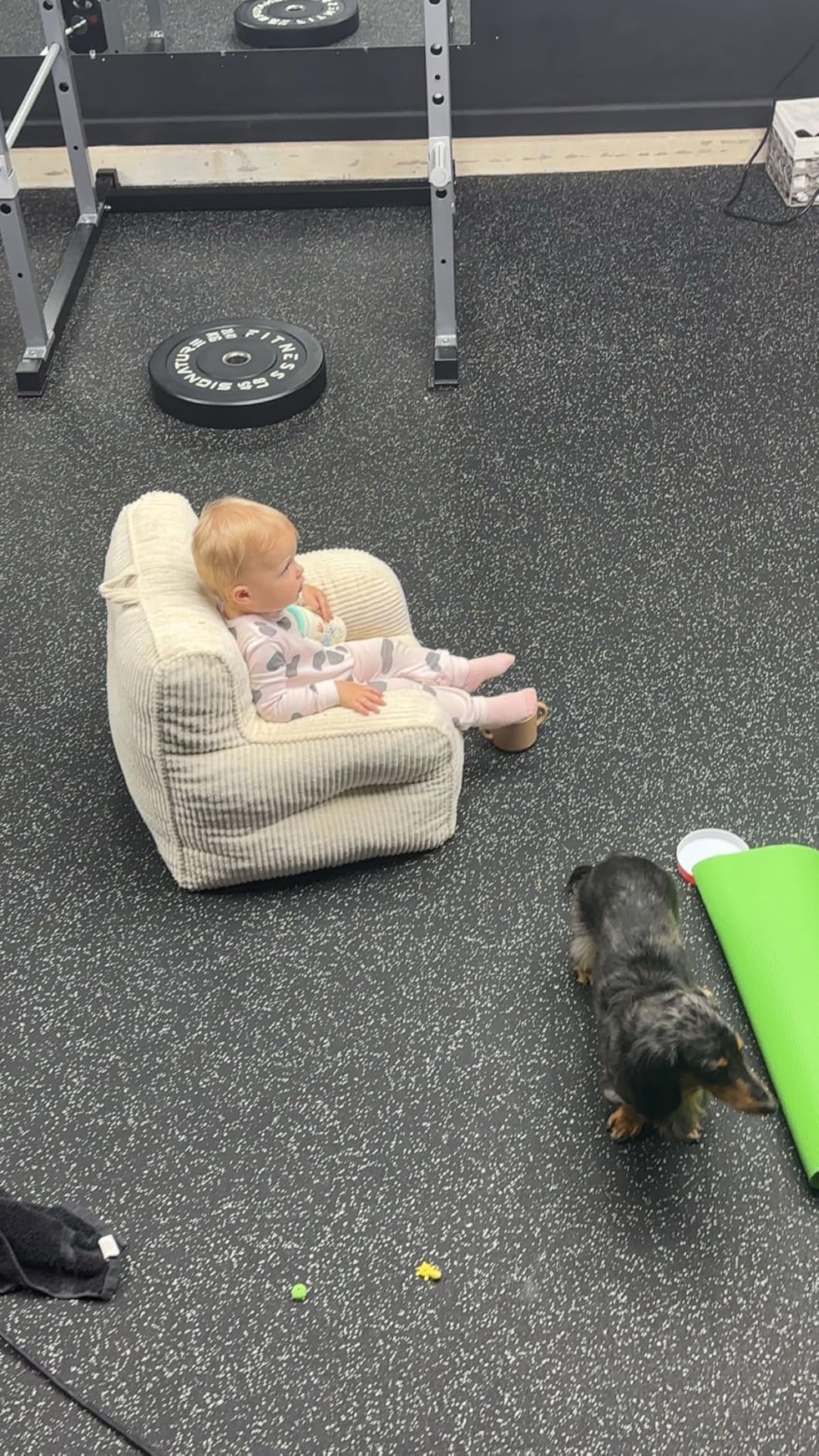 MOMCAYWEX Kids Bean Bag Chair with a Plush Bear, Comfy Toddler Chair for Boys and Girls, Grey customer photo 2