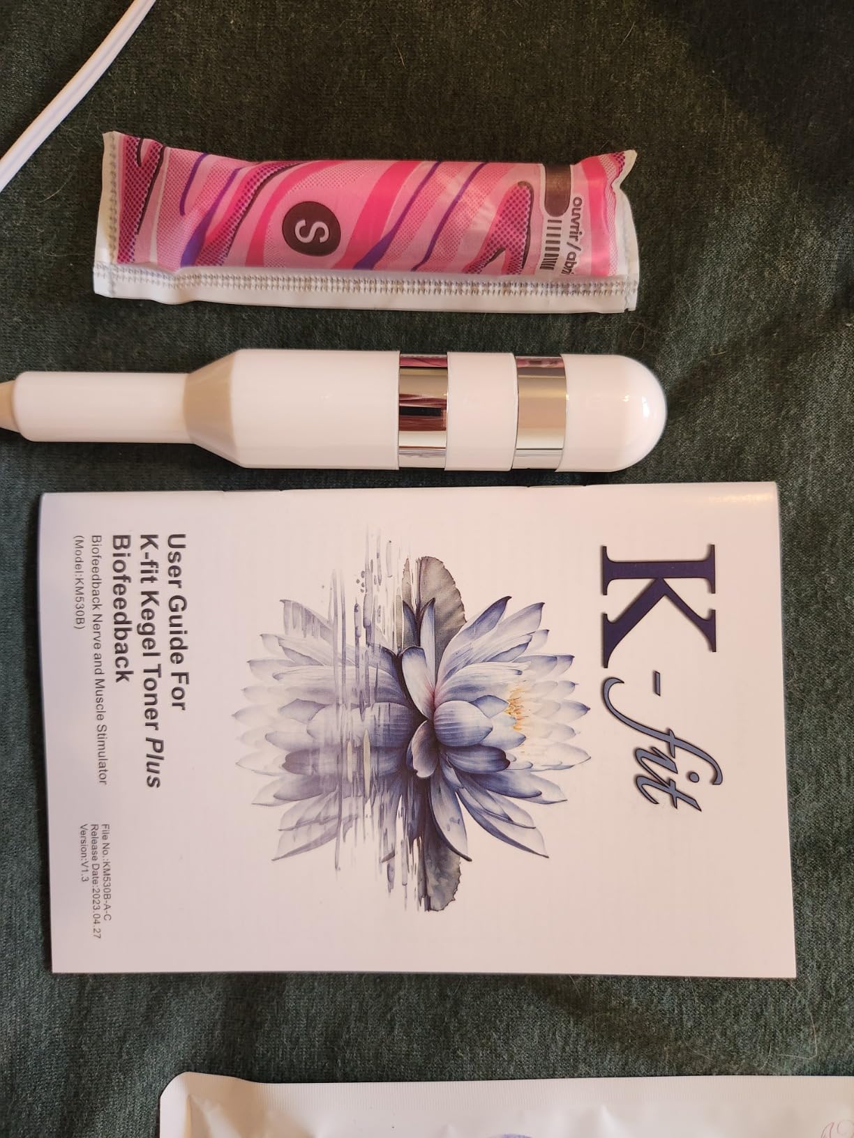 K-fit Kegel Toner Plus Biofeedback - Pelvic Floor Exercise Device for Toning and Strengthening, Incontinence - 22 Preset Stim Programs, 6 Biofeedback Games, Full Color LCD Screen, Rechargeable customer photo 1