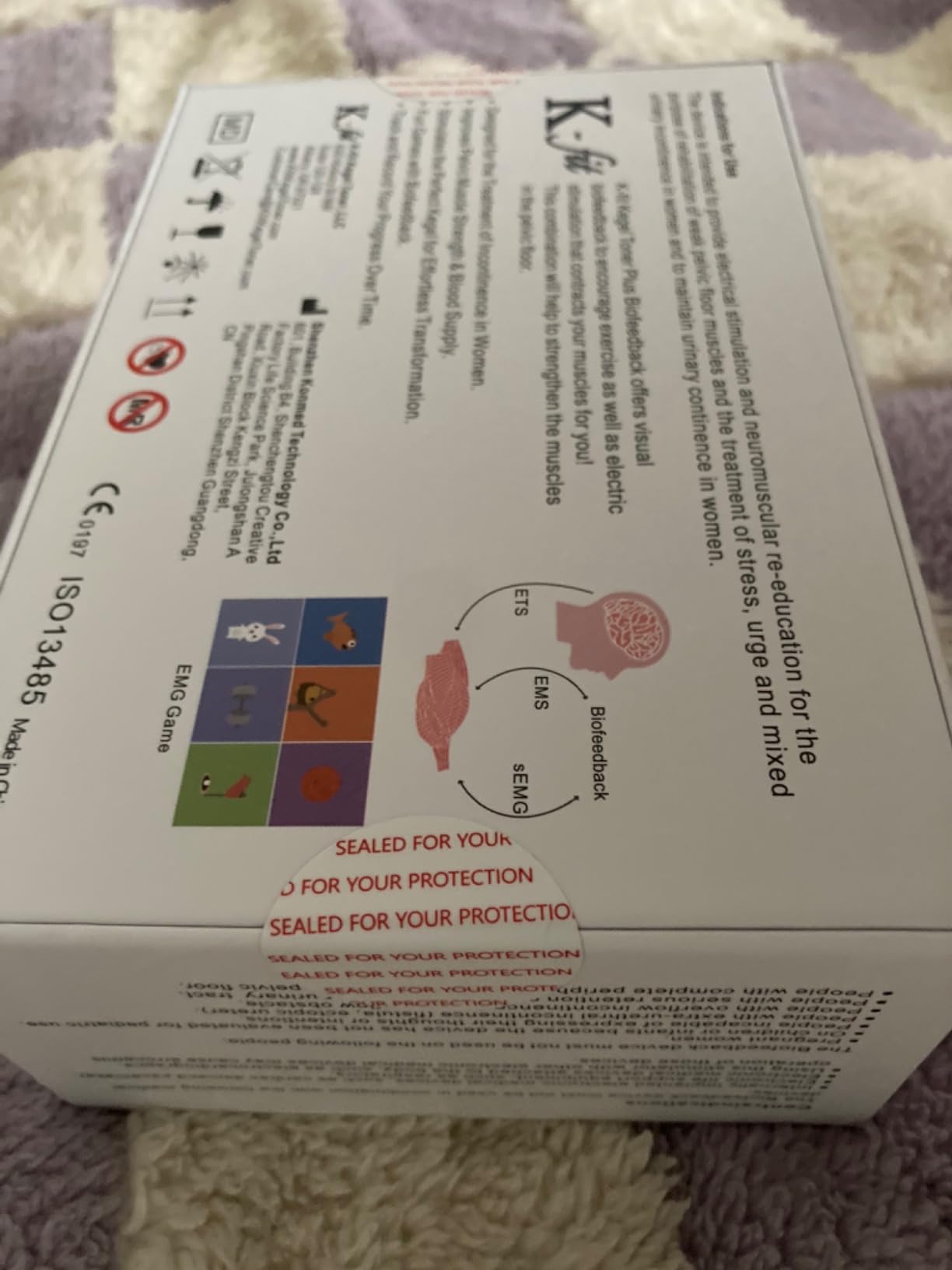 K-fit Kegel Toner Plus Biofeedback - Pelvic Floor Exercise Device for Toning and Strengthening, Incontinence - 22 Preset Stim Programs, 6 Biofeedback Games, Full Color LCD Screen, Rechargeable customer photo 2