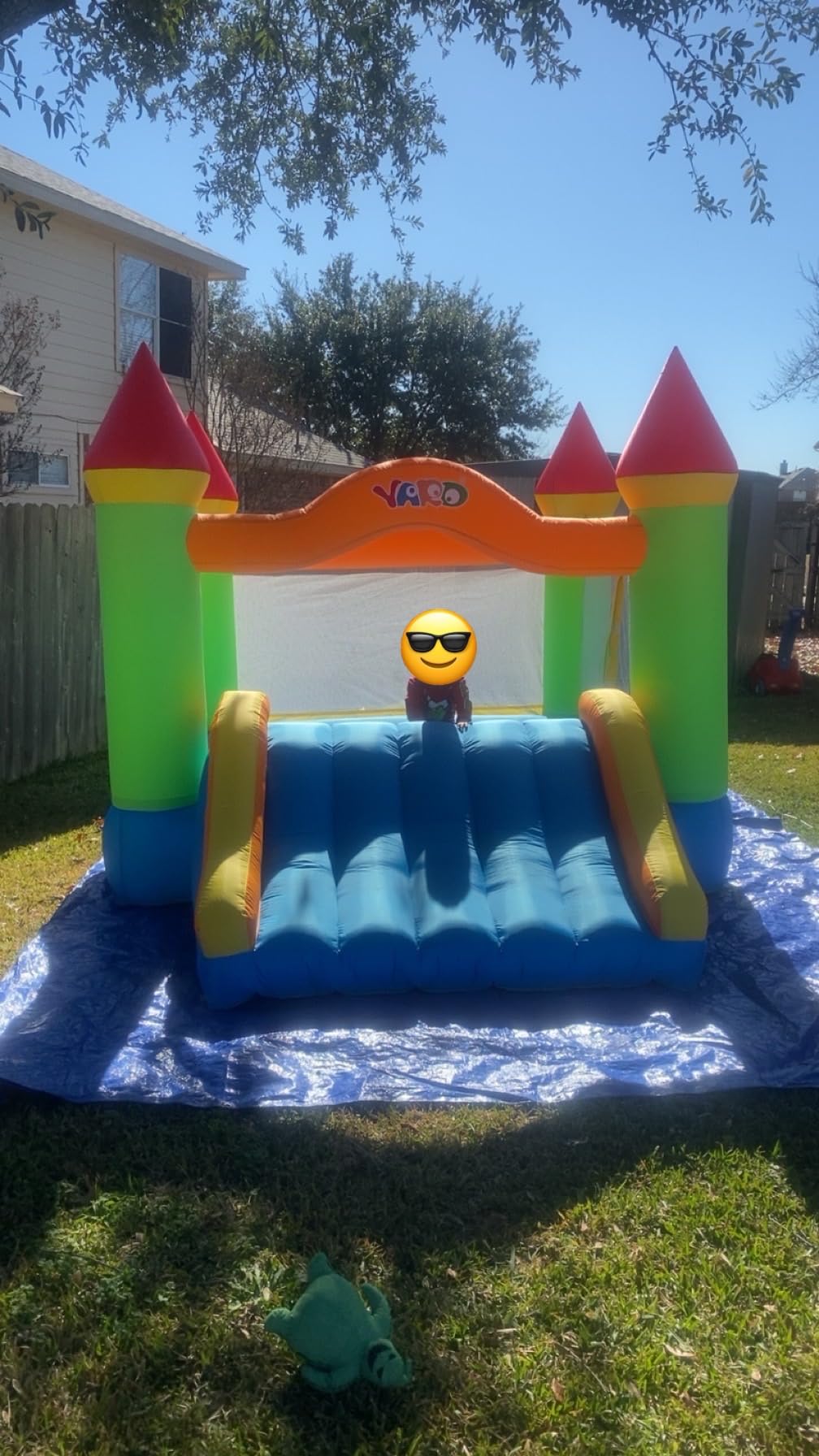 Bounce House, Inflatable Bouncy House for Kids 3-6, 12ft x 9ft x 8ft | Bouncy Castle with Slide and Air Blower for Indoor / Outdoor Party, Jumping House with Extra Thick Material & Safety Netting customer photo 1