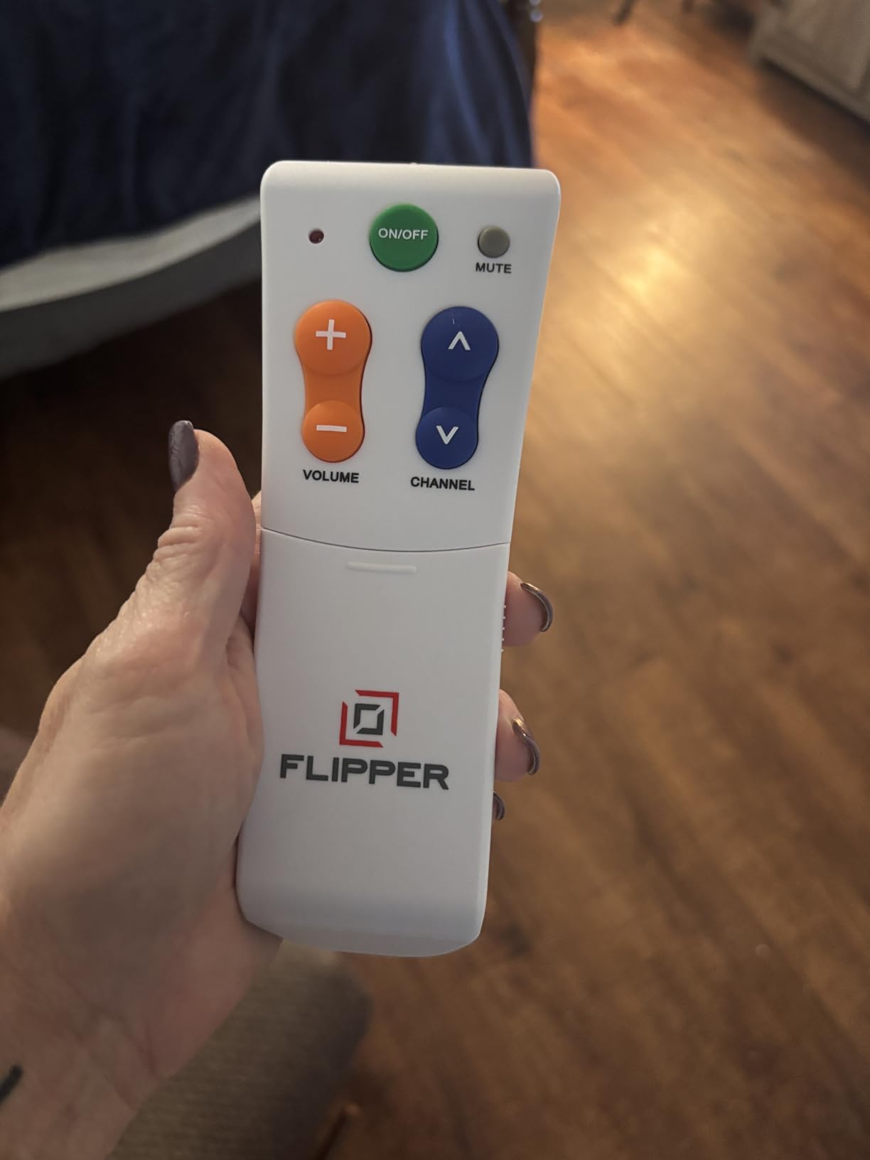 Flipper Big Button TV Remote for Seniors, Dementia - Easy Setup | Large Color-Coded Buttons, Works with Traditional TV & Cable Box, Ideal for Low Vision & Dementia customer photo 1