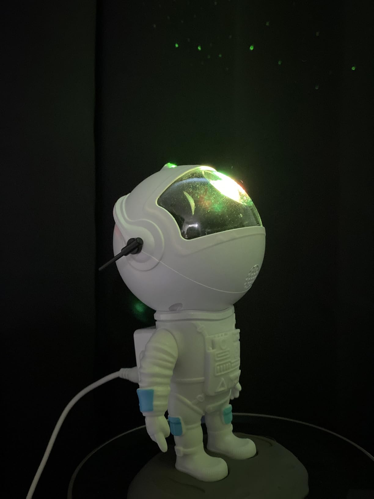 Astronaut Galaxy Projector, Star Projector with 8 Colors LED Nebula Effects | Astronaut Light Projector, Starry Night Light Projector with Remote, Gift for Kid/Friend, Birthday/Game Party/Kids Room Decor customer photo 1