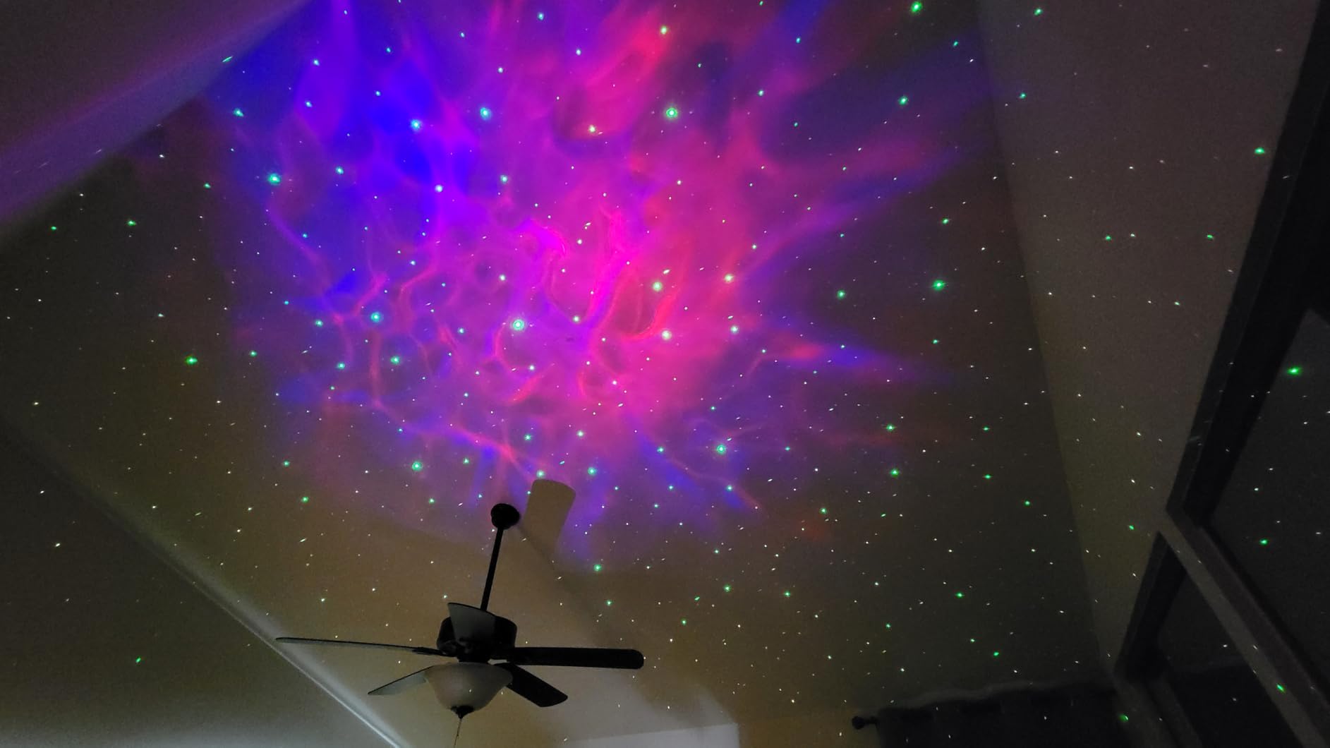 Astronaut Galaxy Projector, Star Projector with 8 Colors LED Nebula Effects | Astronaut Light Projector, Starry Night Light Projector with Remote, Gift for Kid/Friend, Birthday/Game Party/Kids Room Decor customer photo 2