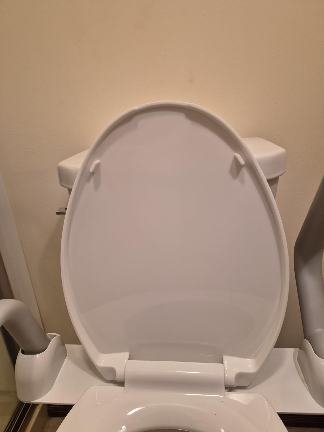 Simple Project 21 Inch High Extra Tall Toilet for Seniors & Tall Person | Elongated Comfort Seat, 1.28 GPF Powerful Single Flush High Tall Toilets, 12 Inch Rough In Bathrooms Comfort Height Toilet customer photo 2