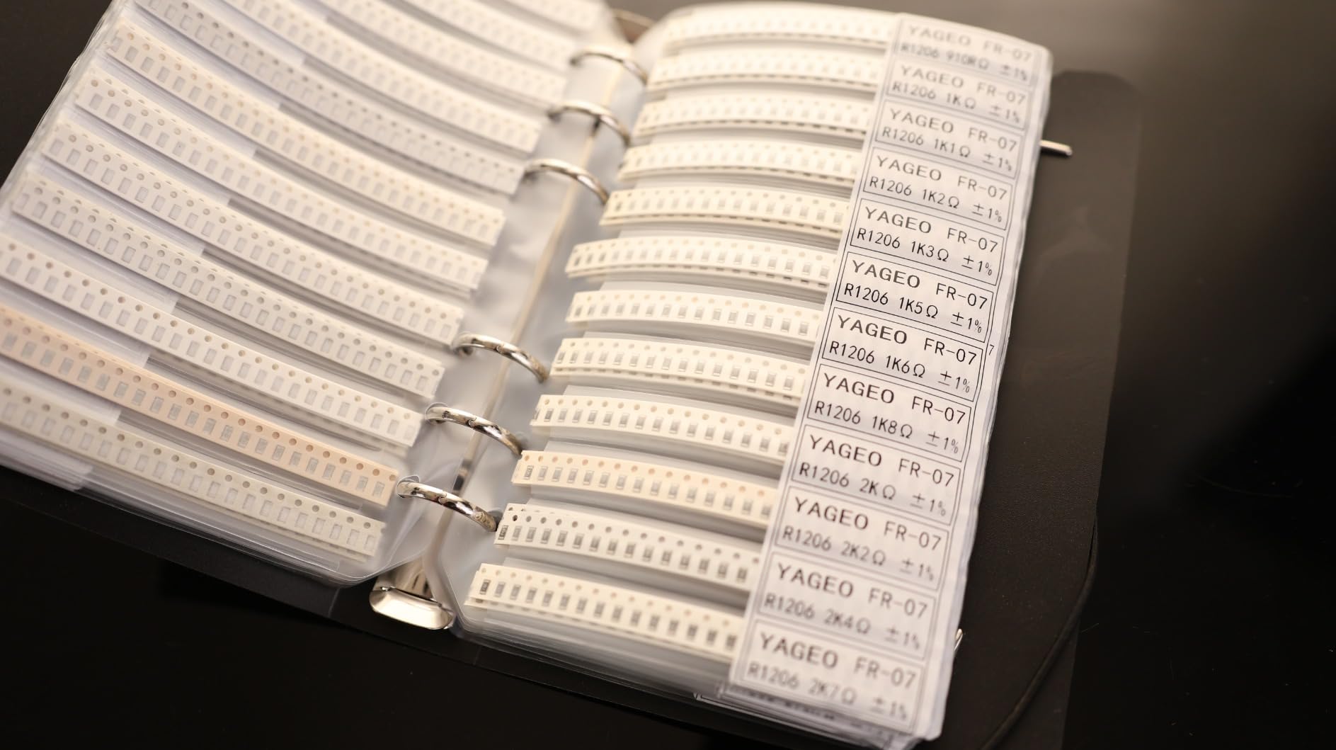 0402 Resistors Kit, 1% SMD Resistor Assorted Folder | 170value x 50pcs = 8500pcs, Covering Common Resistance Values, Clear Labeling Sample Book Kit for Electronic Components customer photo 1