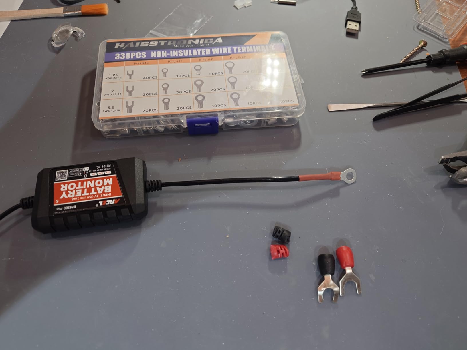 ANCEL BM300 Pro Battery Monitor - 6V/12V/24V Universal with Bluetooth 5.3 & Reinforced Design, Charging & Cranking Tests, Real-Time Alerts for Lead-Acid & Lithium Batteries in RV, Truck, Marine & More customer photo 1