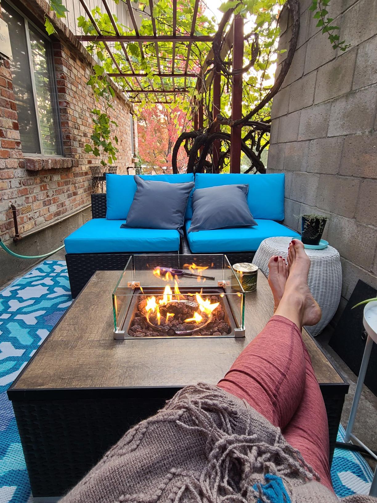 Dineli ANNYH Patio Garden Sectional Conversation Set Outdoor Modular Sofa | 7pcs Foam Filling Bean Bag Chair Comfy Contemporary Couch for Pool, Combines 4Middle 2Corner Chairs 1 Ottoman, Light Beige customer photo 1