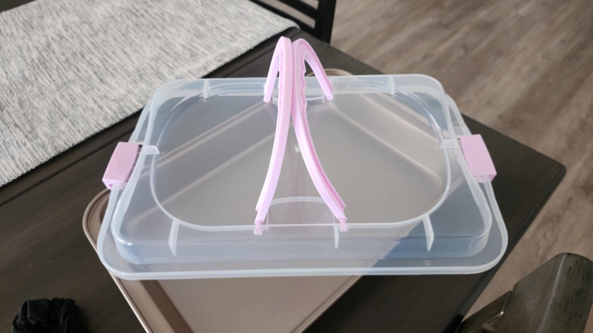9x13 Baking Pan with Lid and Carry Handle for Meal Prep, Storage, Transport | Non Stick Sheet Pans, Rectangle Cake Pan Carrier with Cover for Baking Roasting Cooking Brownie Lasagna Potlucks customer photo 2