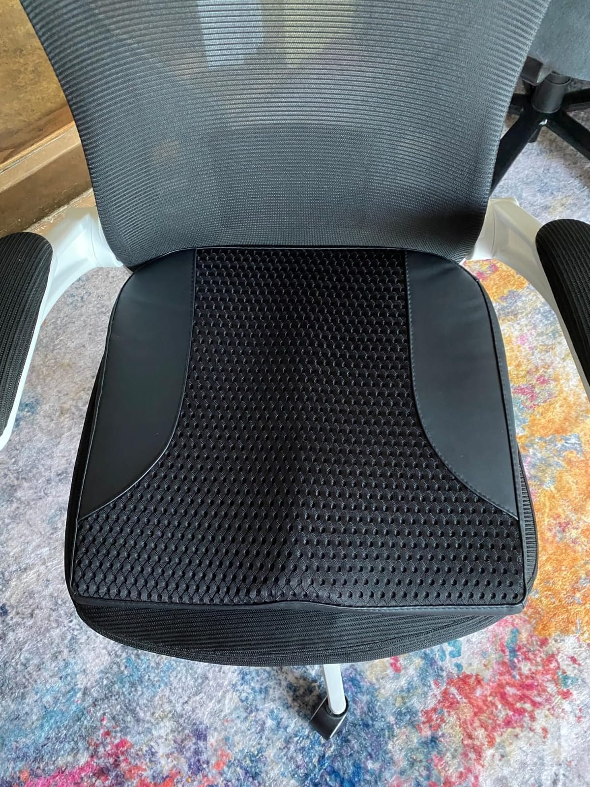 Lofty Aim Car Seat Cushion, Car Seat Pillow, Automotive Cushion | Memory Foam Car Seat Cushion for Long Driving, Butt Pillow for Pain Relief, Driver Seat Cushion for Car, Truck, Office, Black customer photo 1