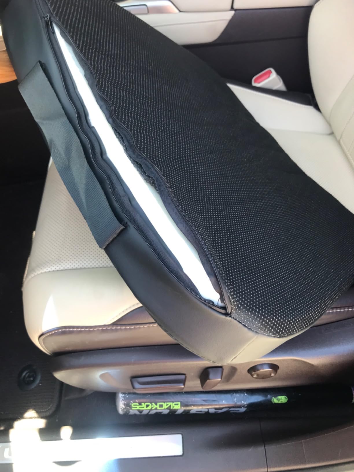 Lofty Aim Car Seat Cushion, Car Seat Pillow, Automotive Cushion | Memory Foam Car Seat Cushion for Long Driving, Butt Pillow for Pain Relief, Driver Seat Cushion for Car, Truck, Office, Black customer photo 2