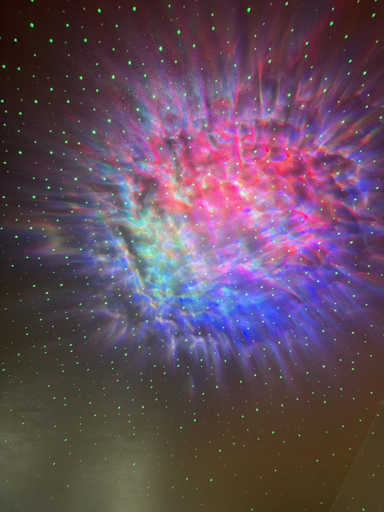 Rossetta Dual Lens Galaxy Star Projector, Aurora Night Light for Bedroom | 58 Light Effects, White Noise, Bluetooth Speaker, Music Sync, Remote Control, Timer customer photo 2