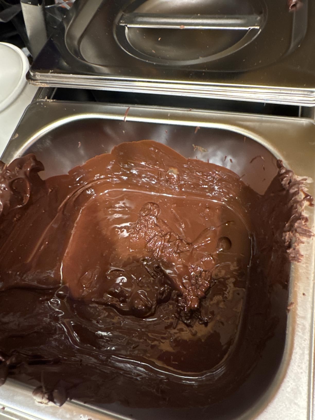Chocolate Tempering Machine Chocolate Melting Pot, 9 Lbs 2 Tanks Chocolate Melter with TEMP Control 86~185F, 1000W Stainless Steel Electric Commercial Chocolate Warmer and Melter customer photo 1