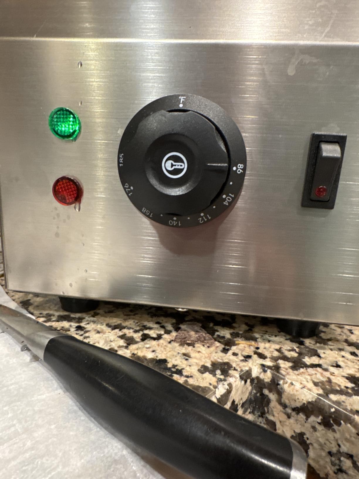 Chocolate Tempering Machine Chocolate Melting Pot, 9 Lbs 2 Tanks Chocolate Melter with TEMP Control 86~185F, 1000W Stainless Steel Electric Commercial Chocolate Warmer and Melter customer photo 2