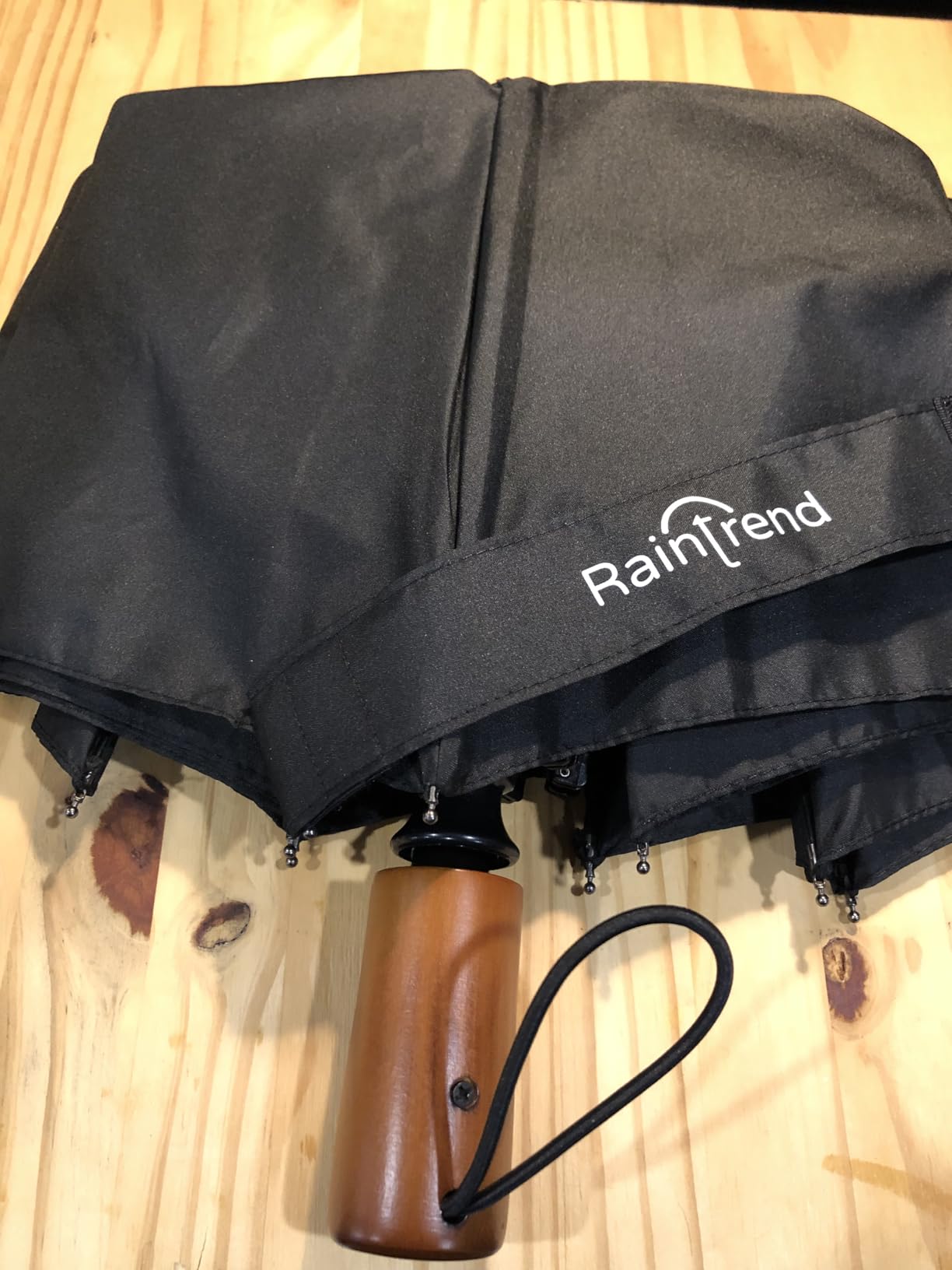Raintrend Windproof Travel Umbrellas for Rain Automatic +10% Bigger Canopy Strong Frame Compact Folding Portable Umbrella for Women Men Backpack Purse customer photo 1
