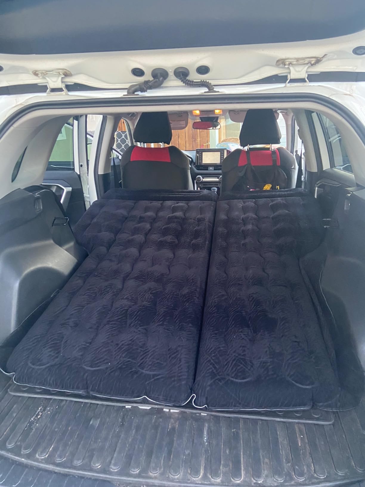 Car Air Mattress, Inflatable SUV Truck Camping Mattress for Back Seat, Thickened Travel Car Bed Sleeping Pad with Air Pump 2 Pillows customer photo 2